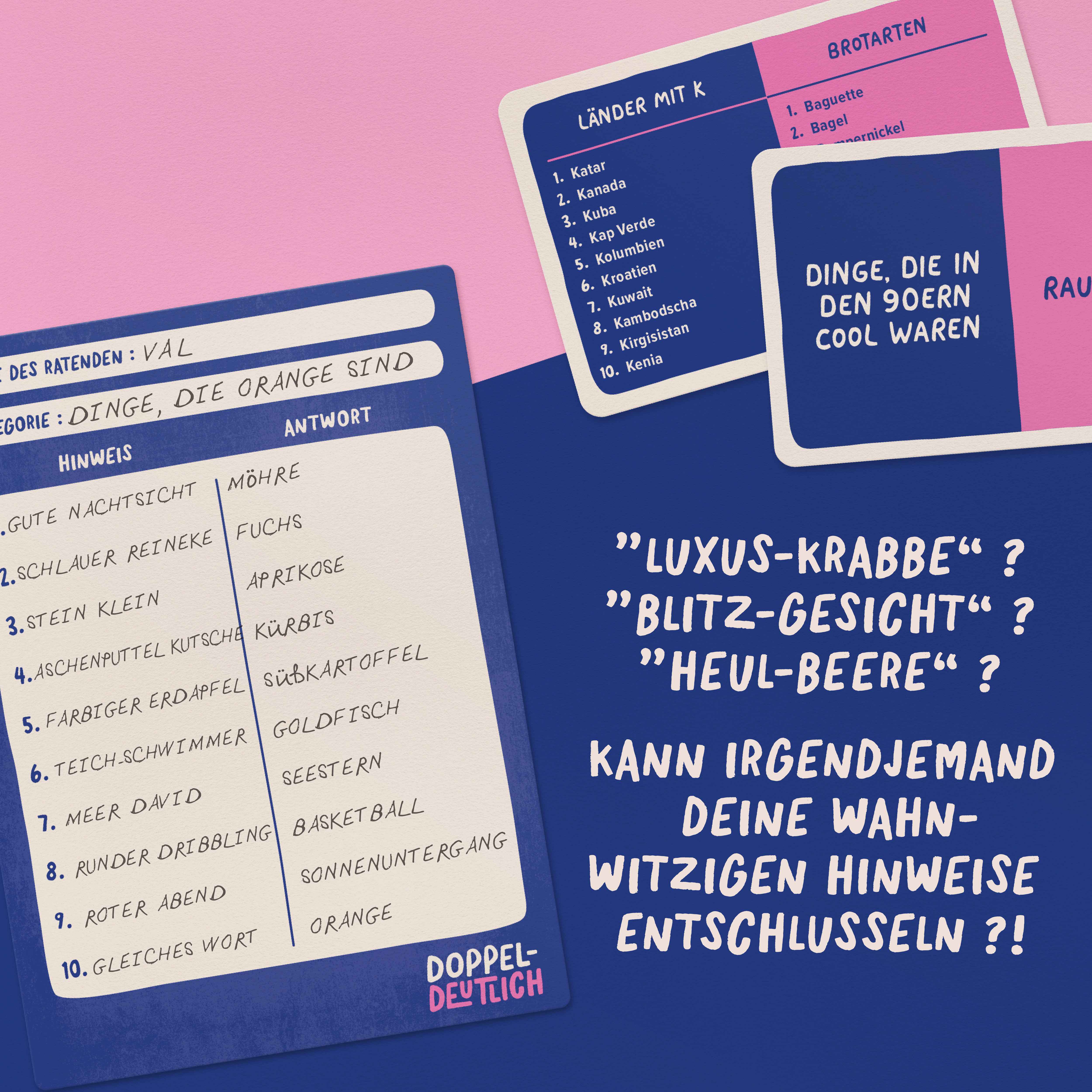 Doppel-Deutlich