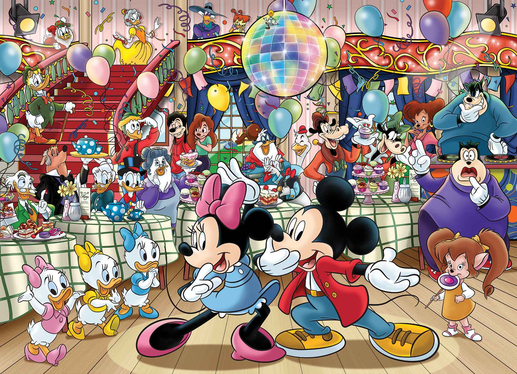 Wasgij Disney: Mickys Party (1000 Teile)