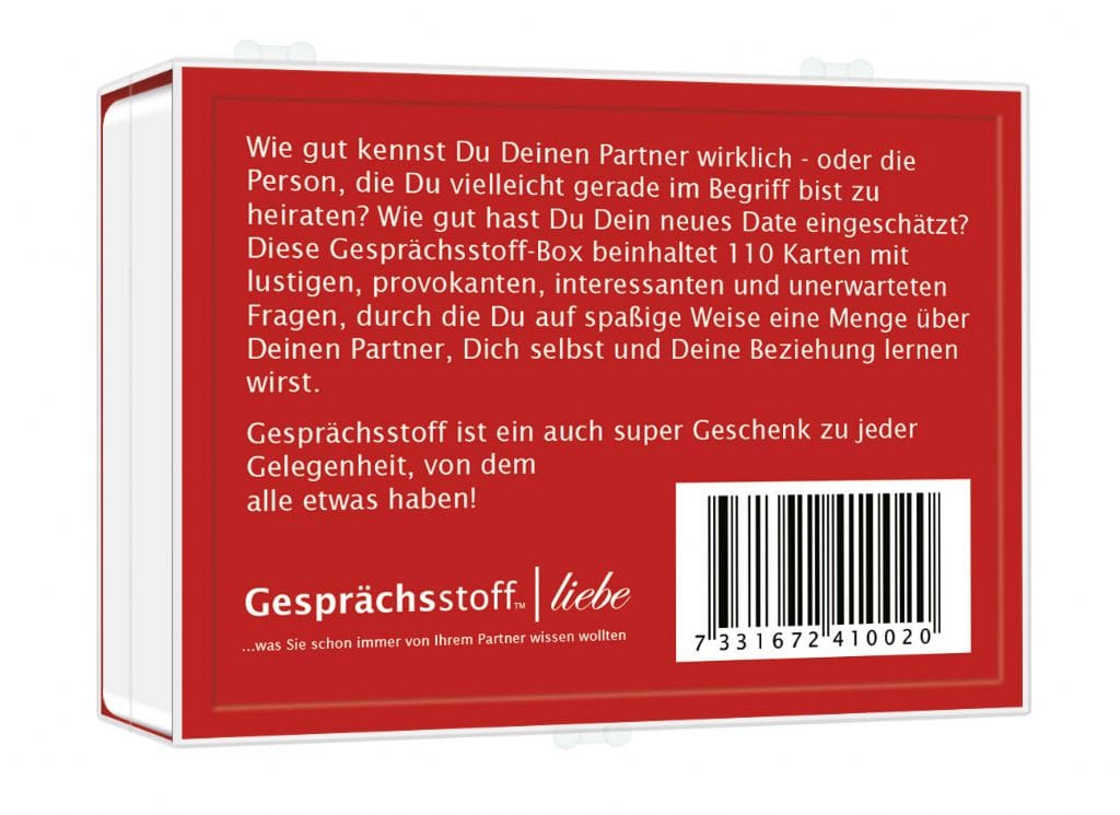Gesprächsstoff – Liebe