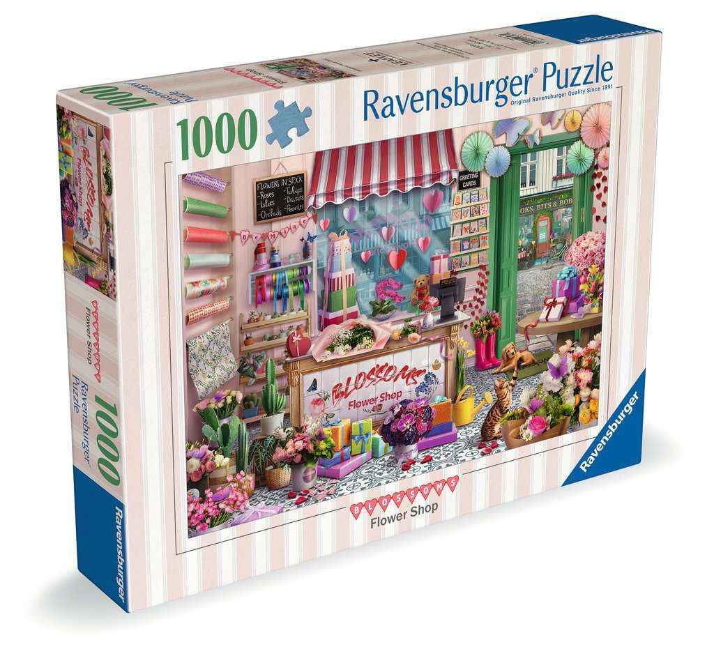 Puzzle: Der kleine Blumenladen (1000 Teile)