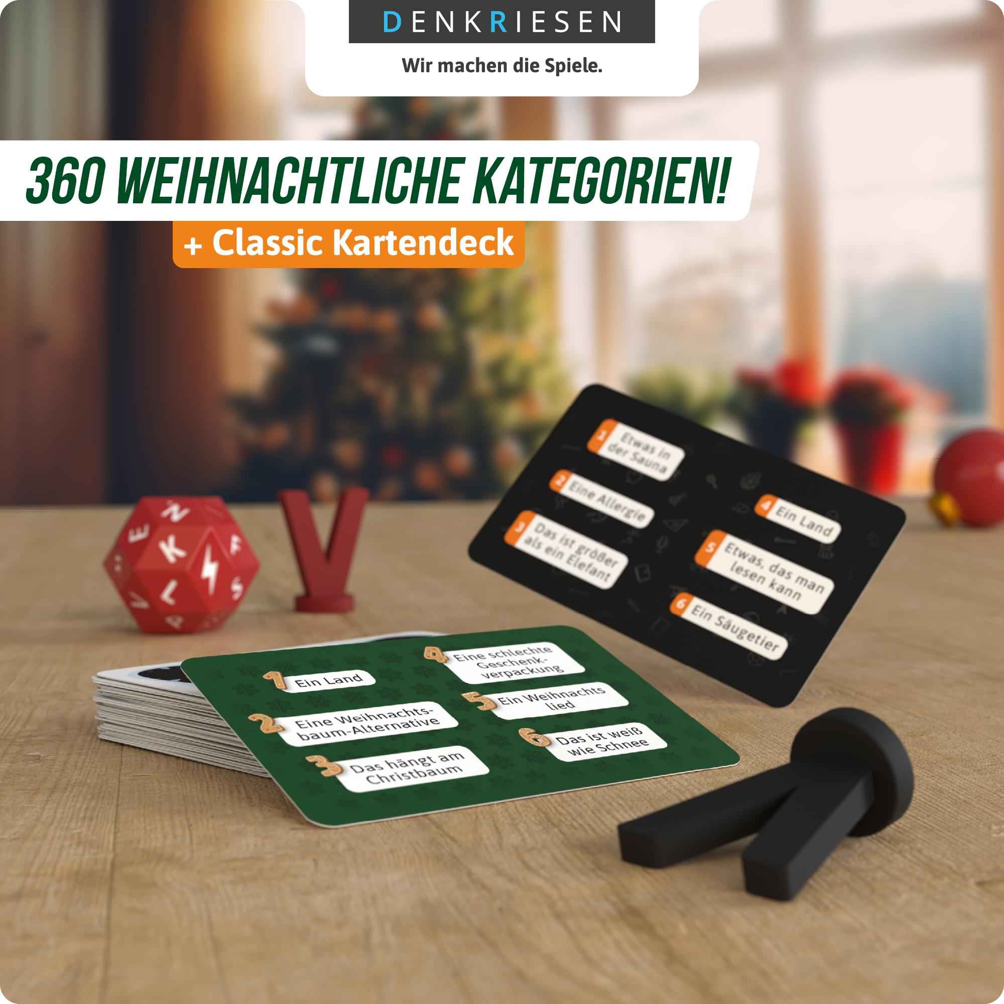 STADT LAND VOLLPFOSTEN – Das Brettspiel Christmas Edition | inkl. Classic Erweiterung