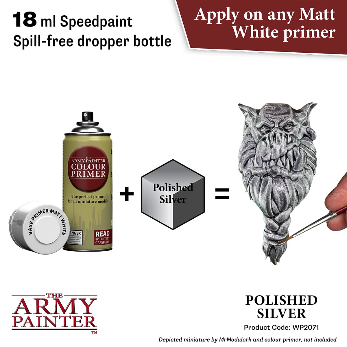 Army Painter Speedpaint 2.0: Polished Silver (6)