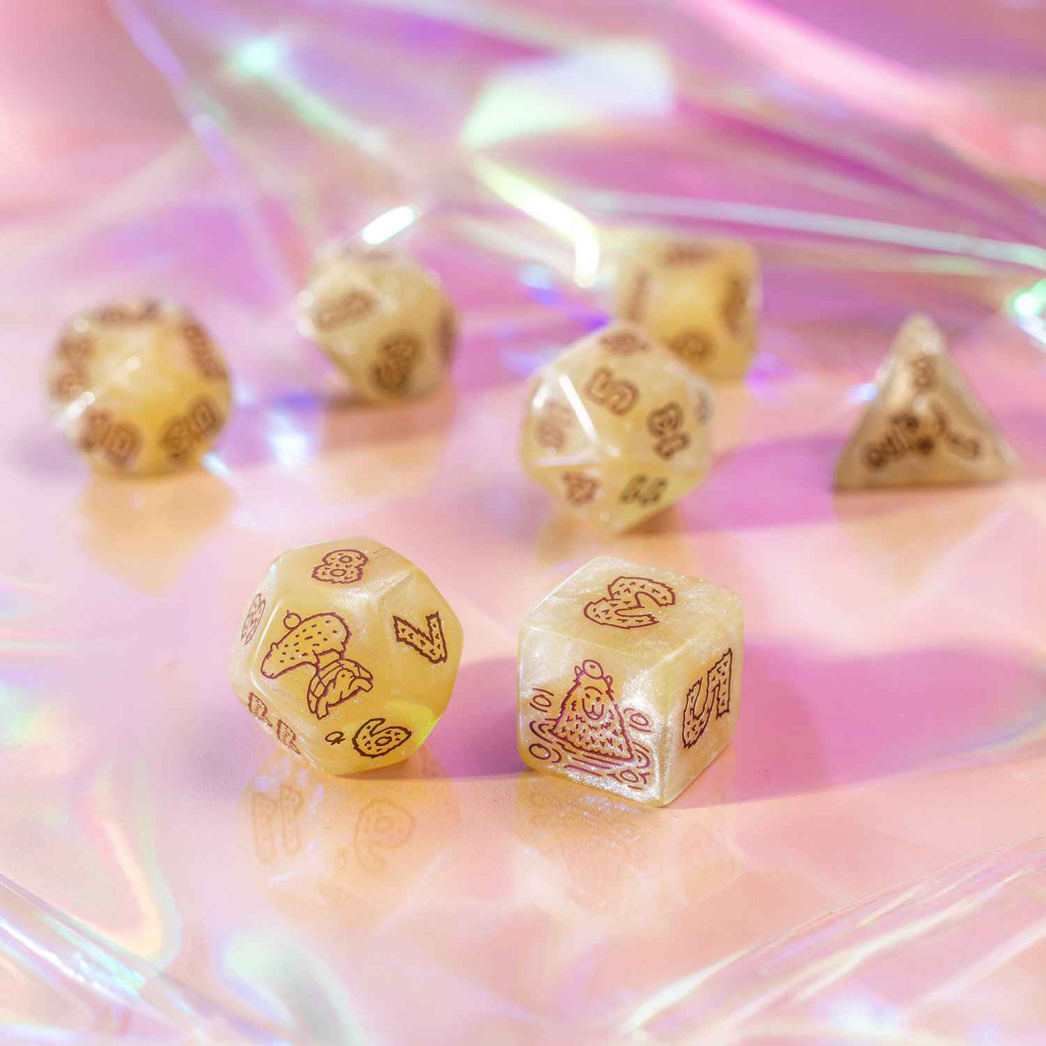 Capybara Dice Set: Sleepie