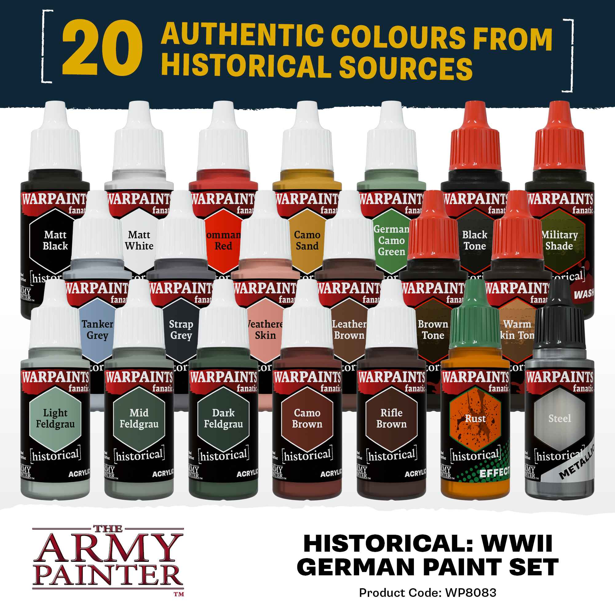 Army Painter – Historical: WWII German Paint Set