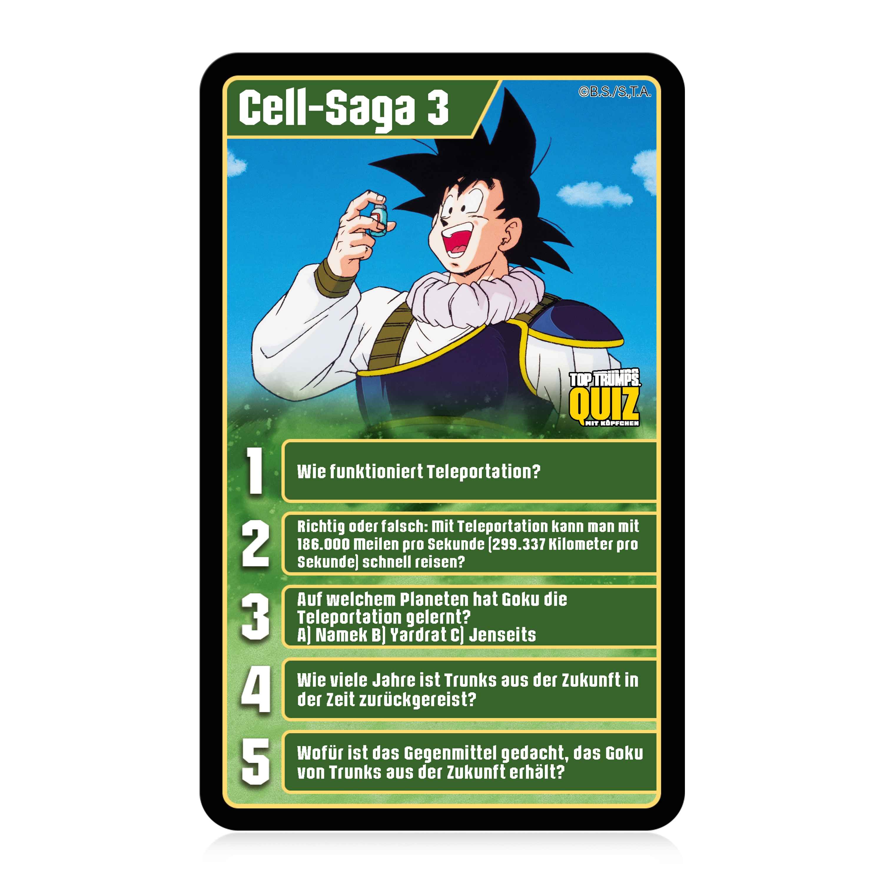 Top Trumps Quiz – Dragon Ball Z