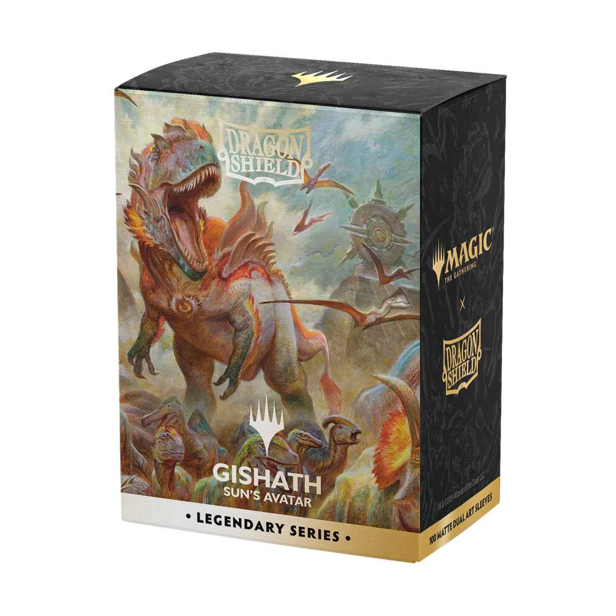 Dragon Shield: Dual Matte Art Sleeves – Gishath, Sun´s Avatar (100)