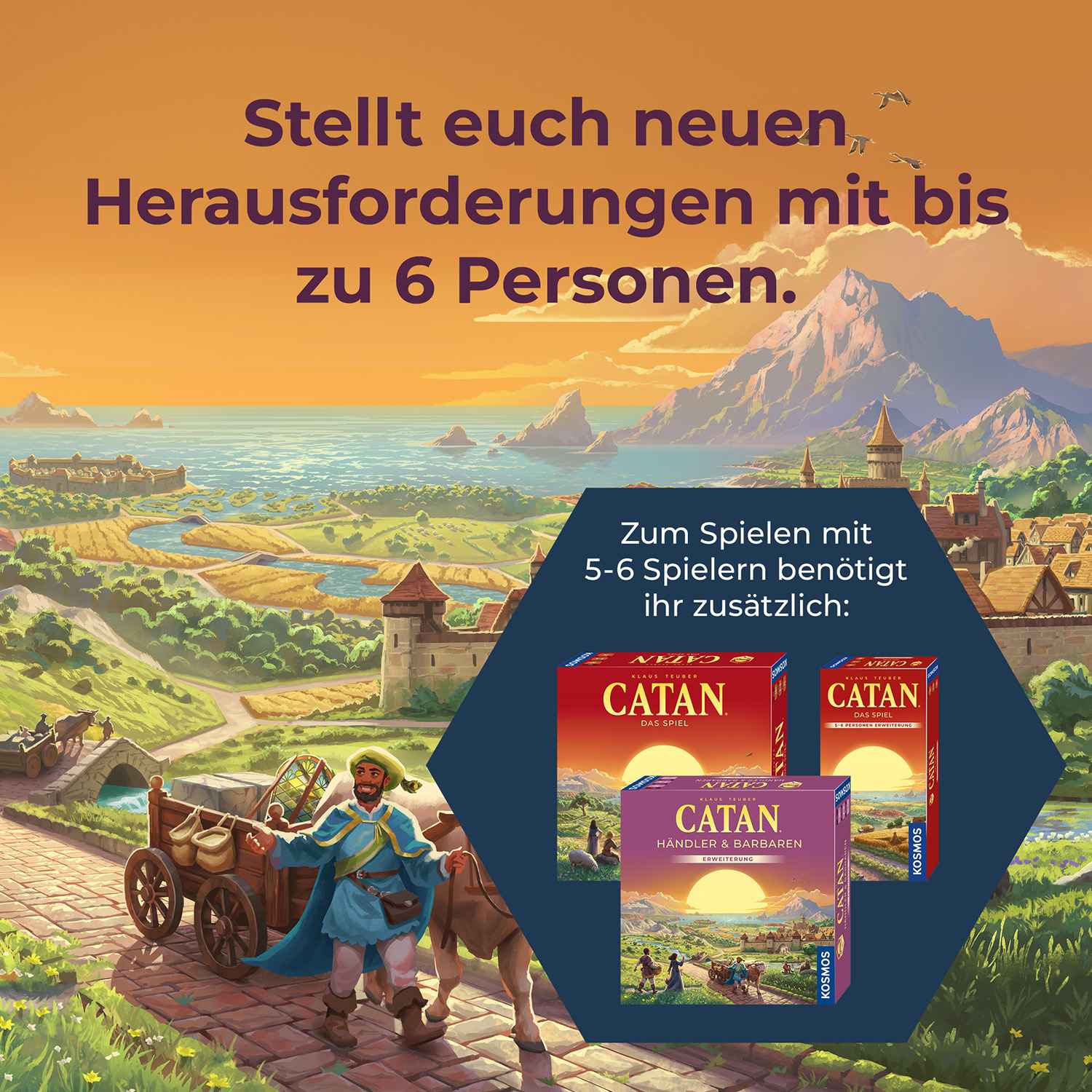 CATAN – Händler & Barbaren 5-6 Spieler [Erweiterung] (2025)