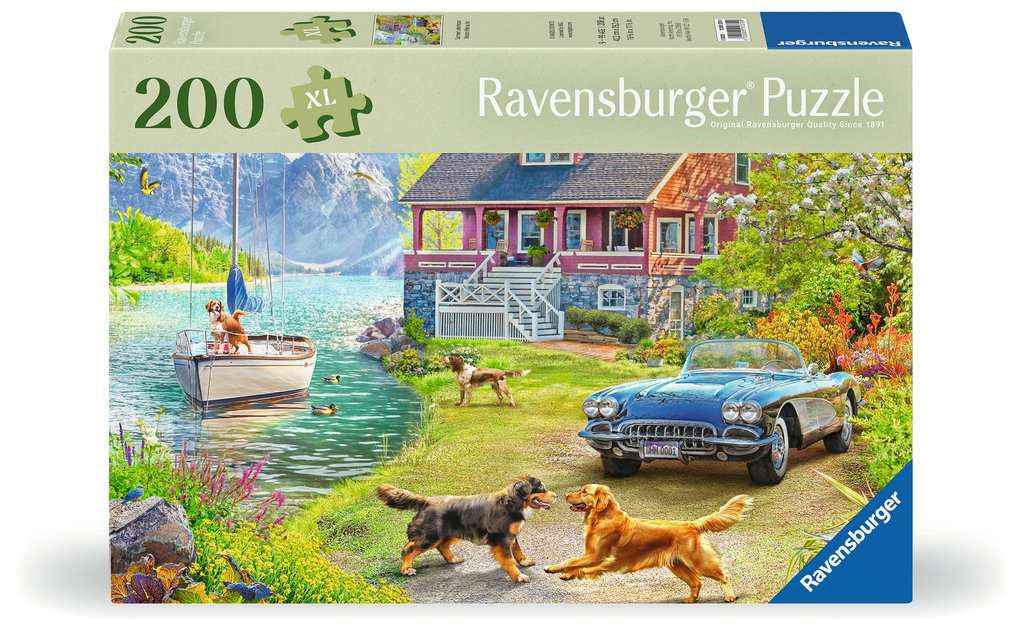Puzzle: Sommerhaus am See (200 XL Teile)