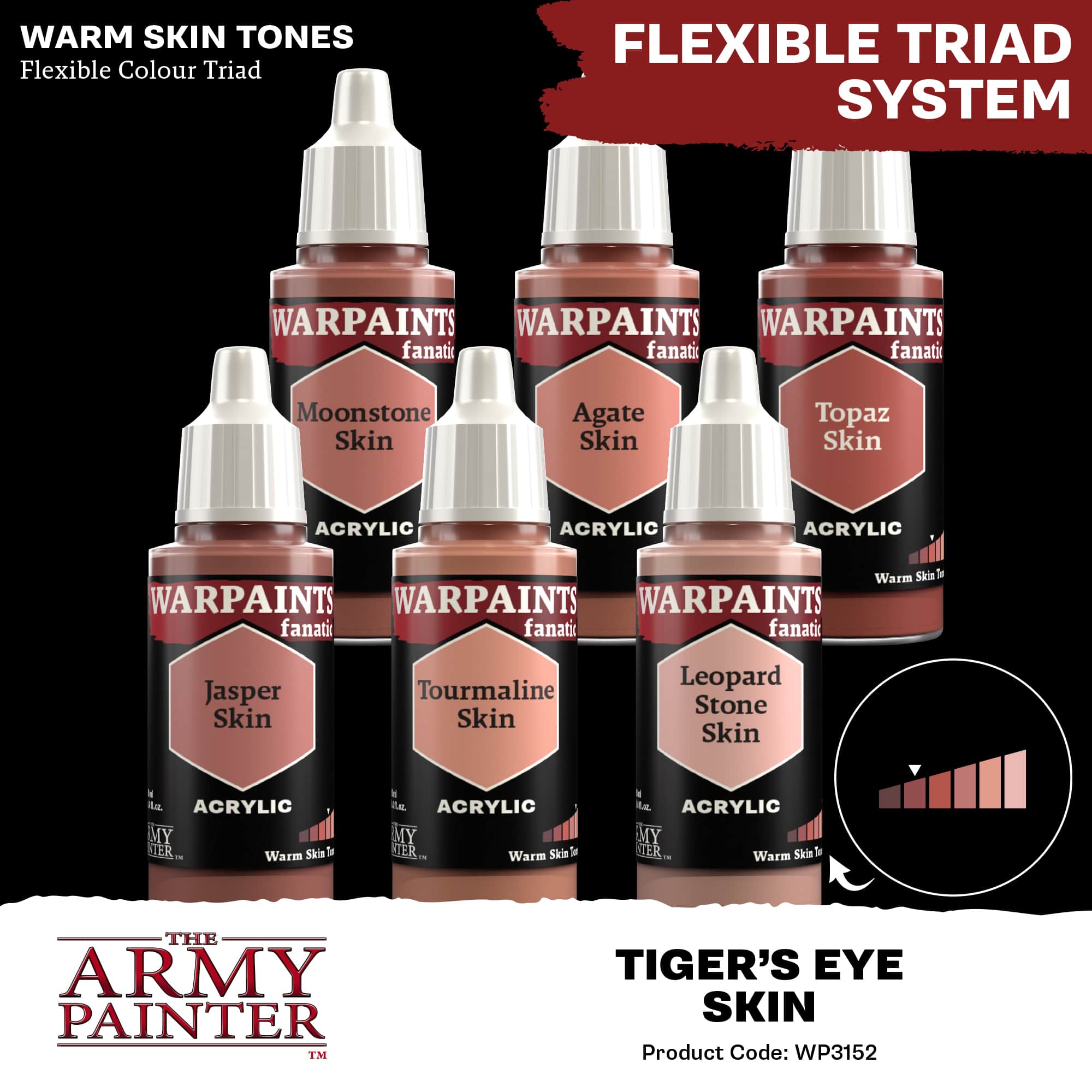 Army Painter Warpaints Fanatic: Tiger's Eye (6)