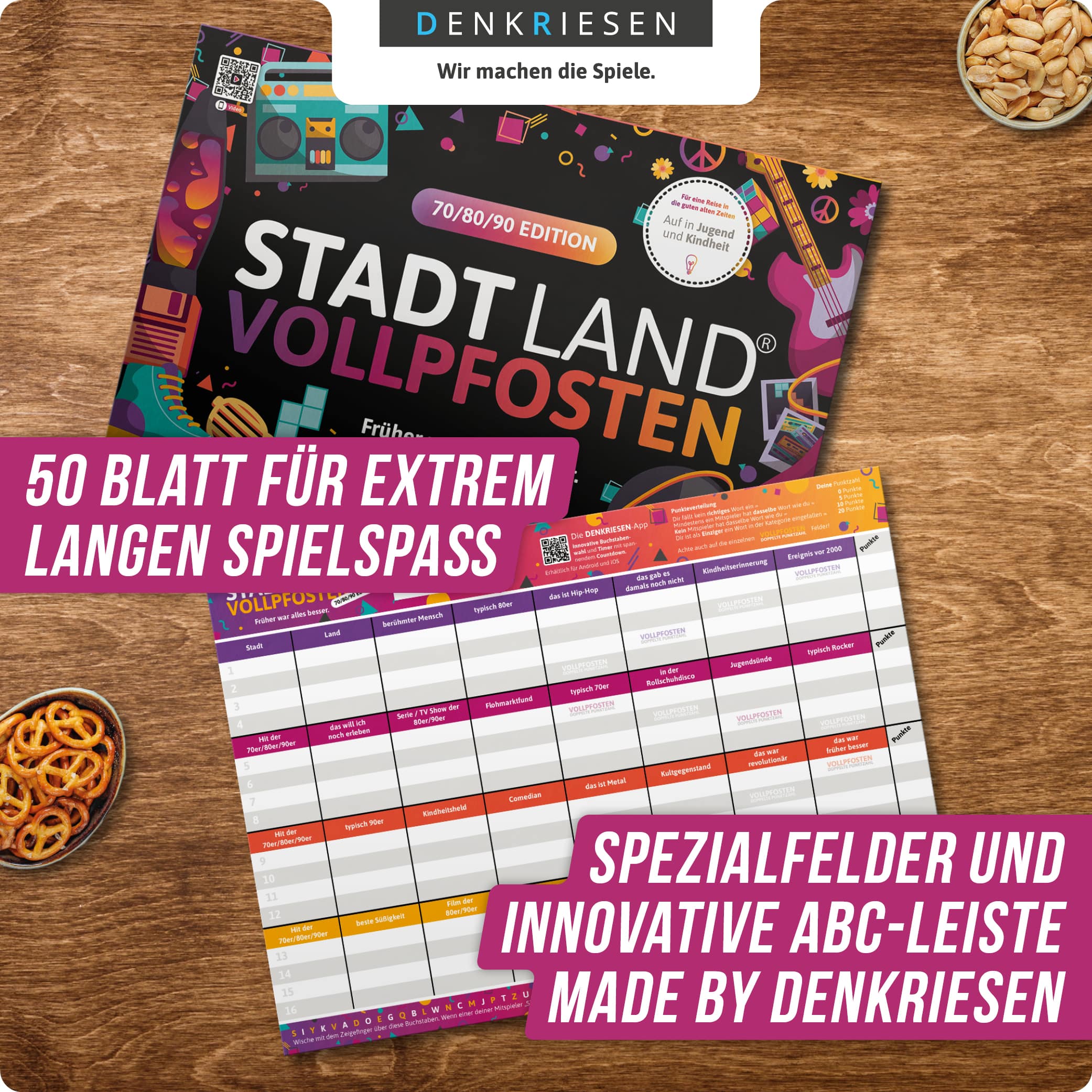 STADT LAND VOLLPFOSTEN – 70/80/90 EDITION - Früher war alles besser (DinA4-Format)