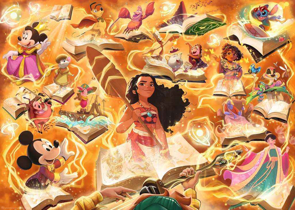 Puzzle: Disney Lorcana – Glimmers of the Realm: Amber (1000 Teile)