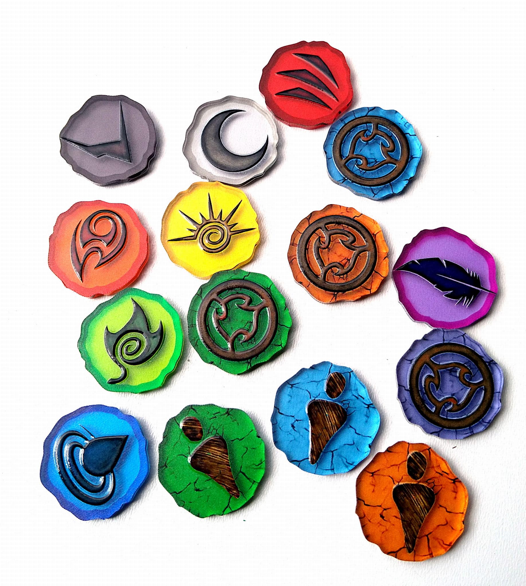 Token and Markers: Spirit Island – Jagged Earth Token Set