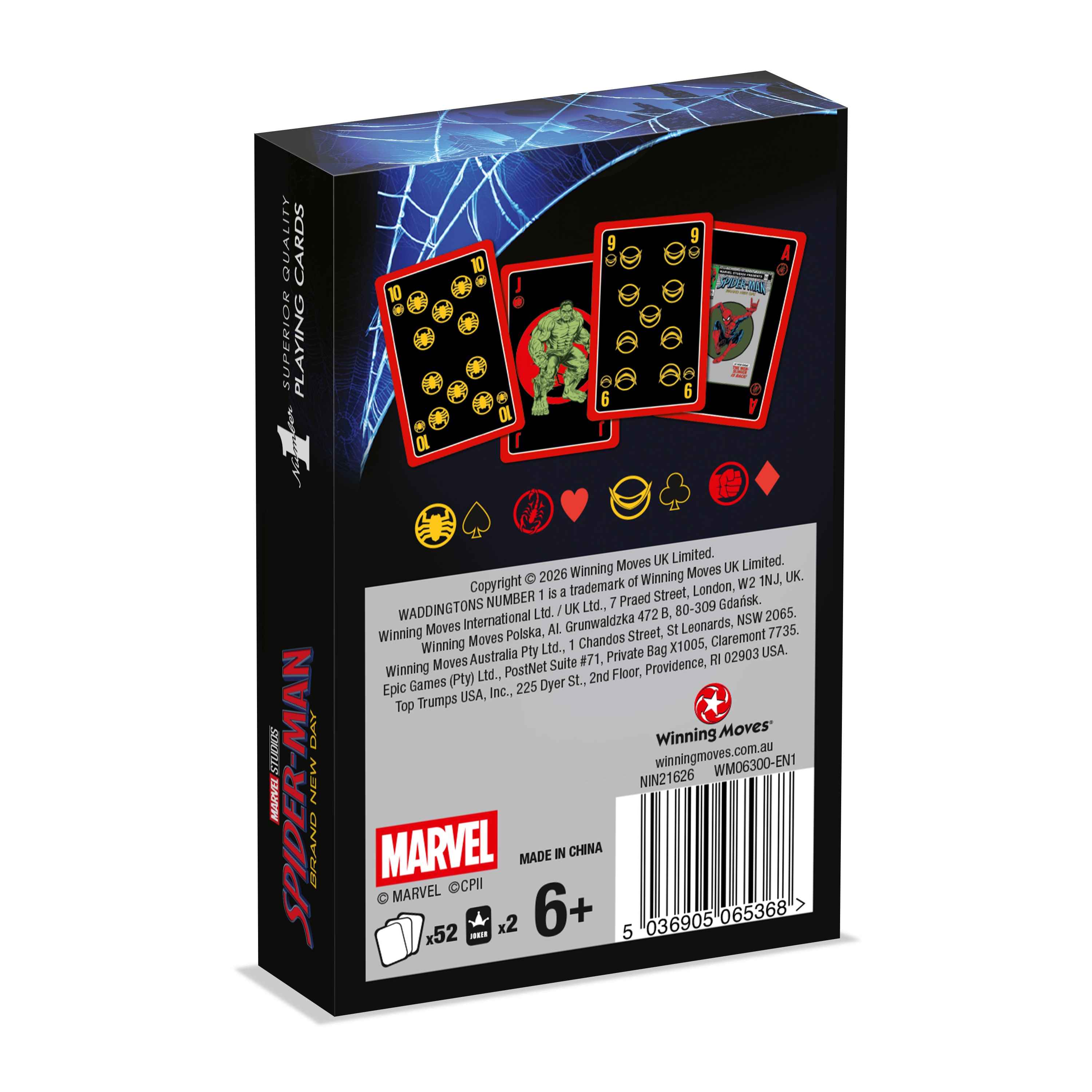 No1 Spielkarten –  Spider-Man
