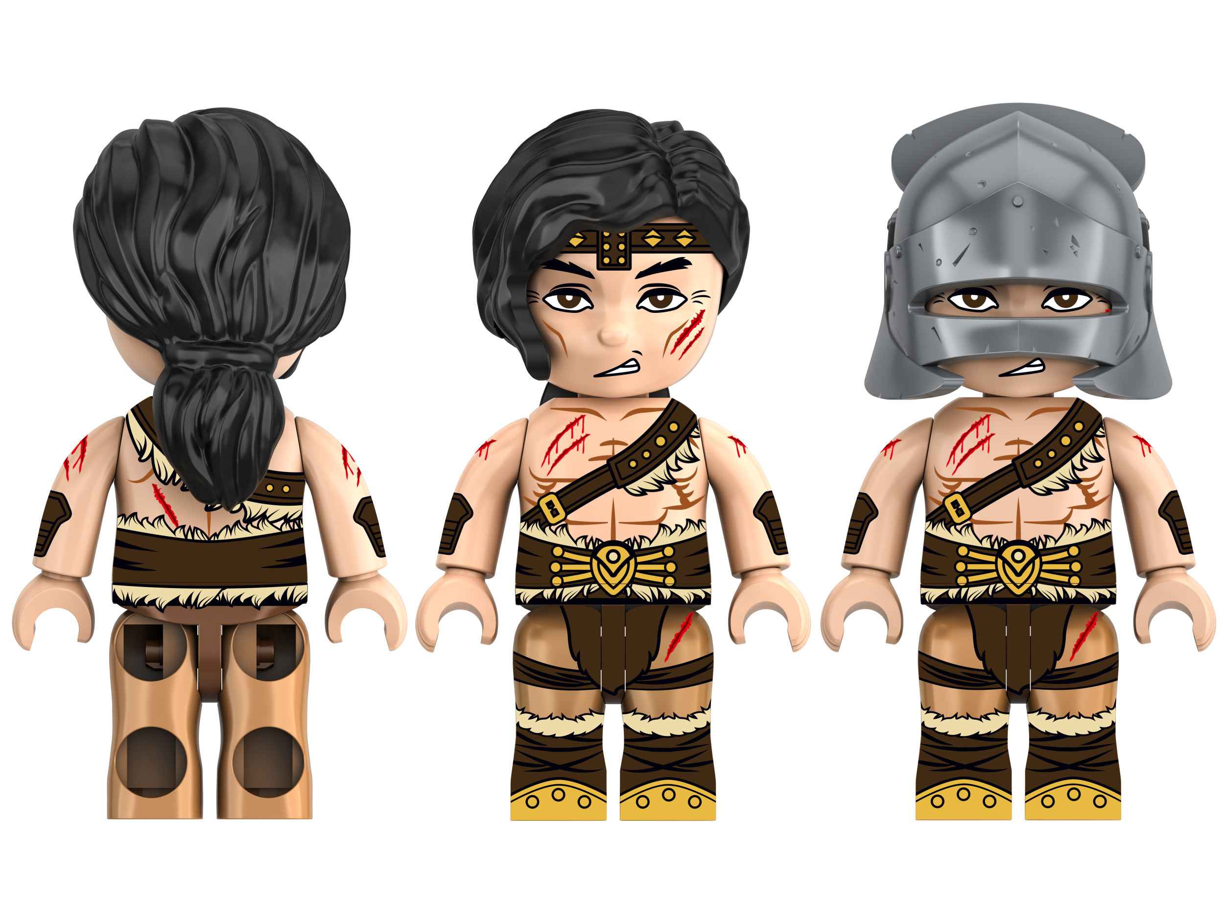Kiddiz Figuren-Pack: Dungeon Raider