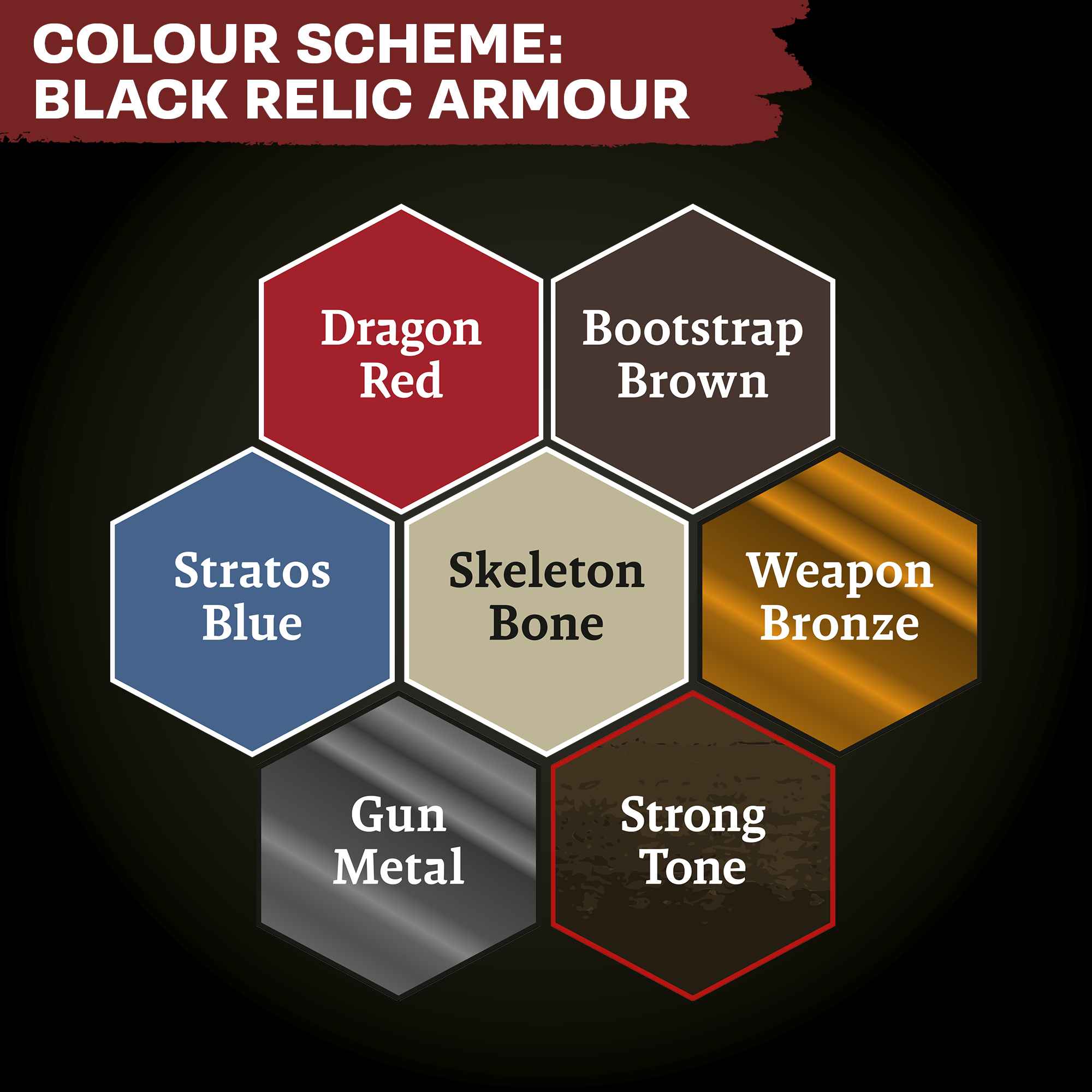 Army Painter – Black Relic Armour Combat Se7ens