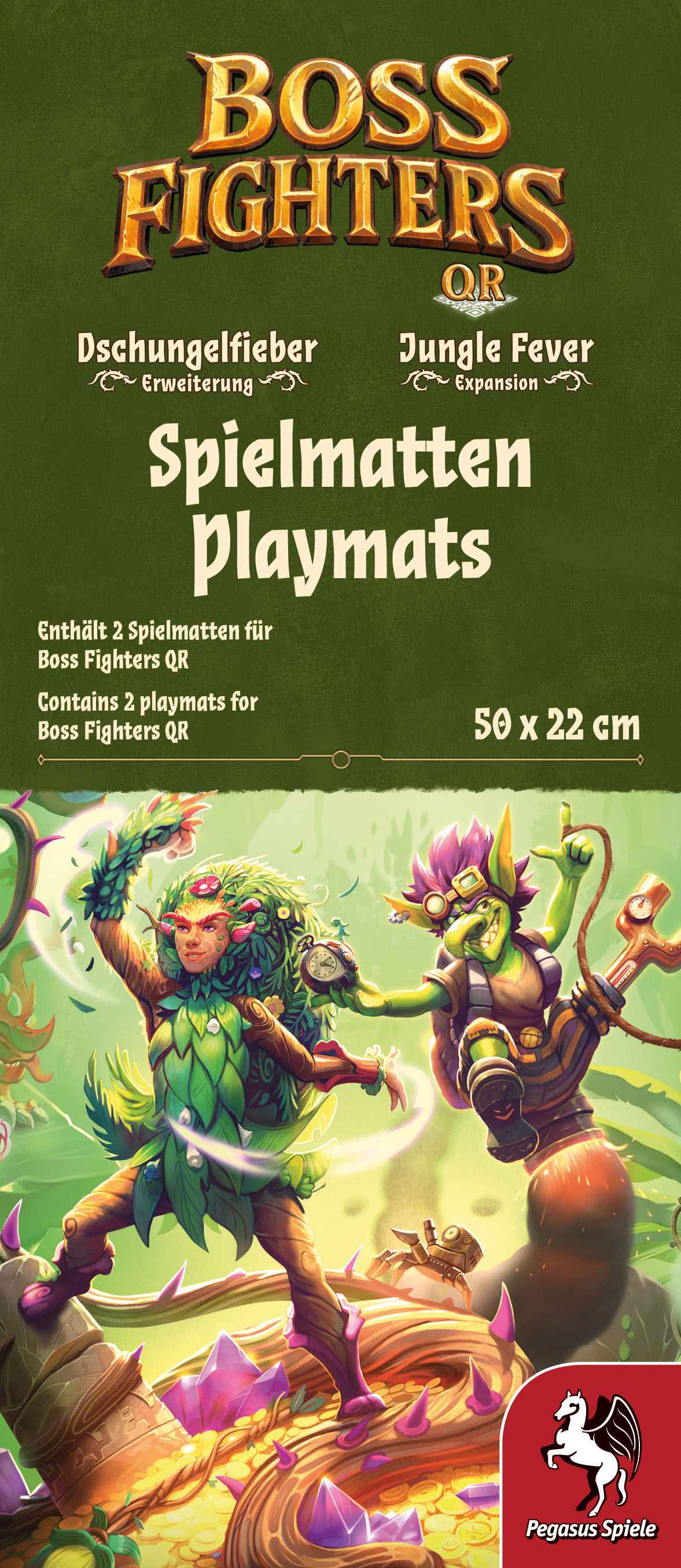 Boss Fighters QR Spielmatten: Dryade und Goblin (2 Stück)