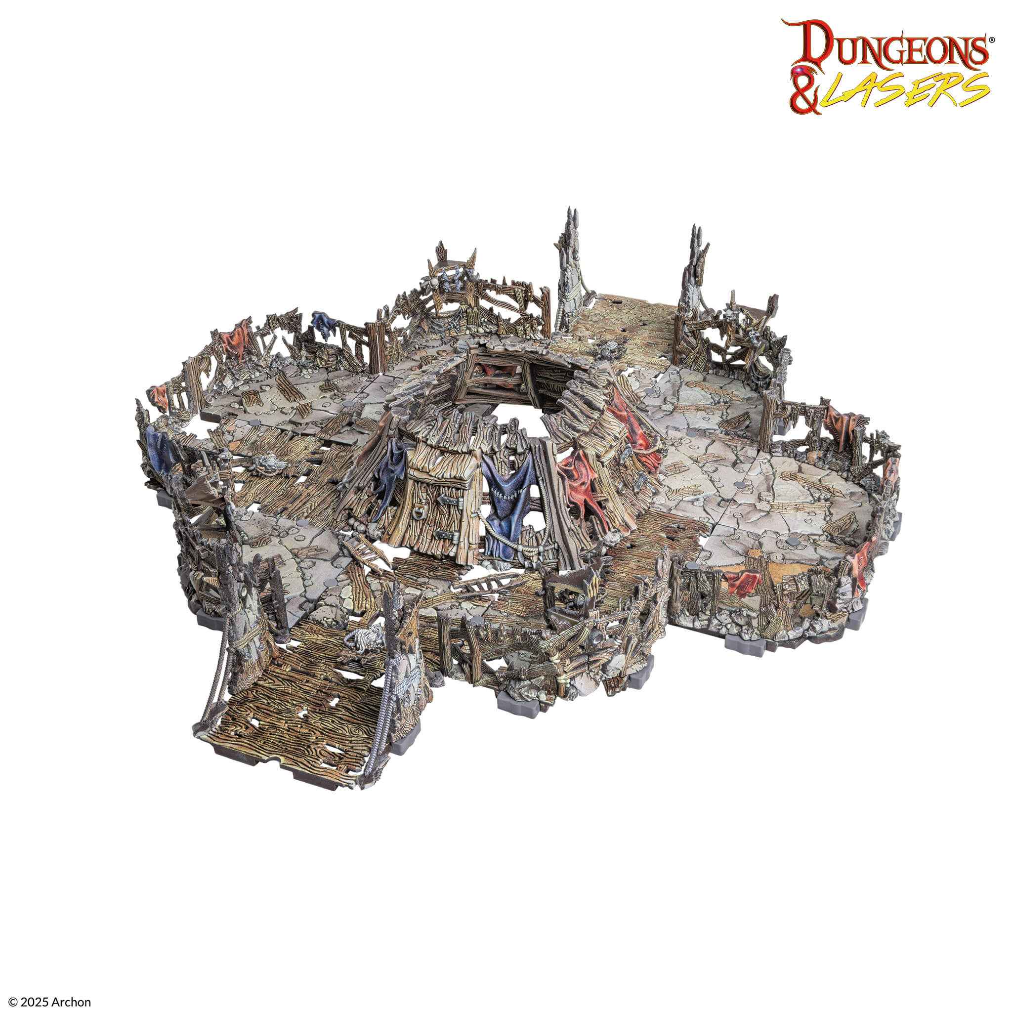Dungeon&Lasers: Goblin Lair: Pre-Painted