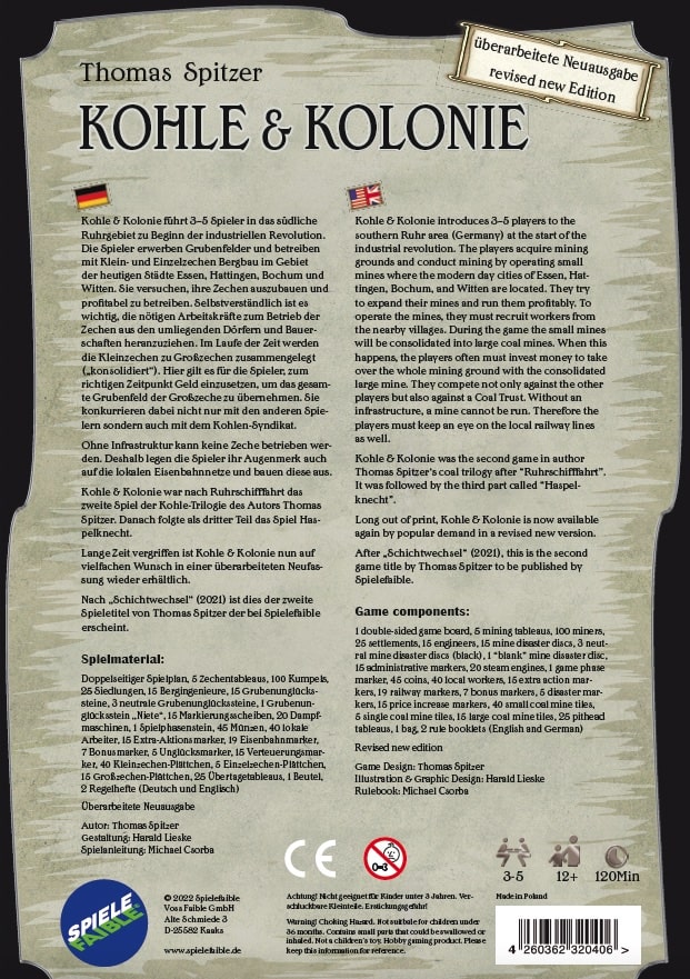 Kohle & Kolonie 2nd Edition