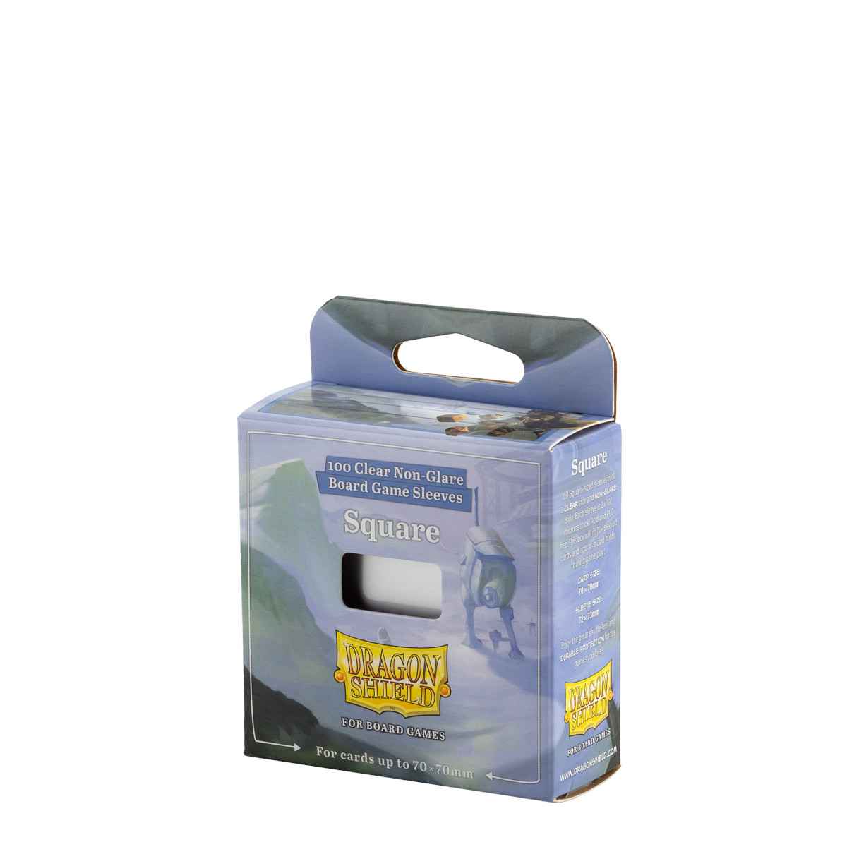 Dragon Shield: Board Game Sleeves Clear/NonGlare – Square (100)