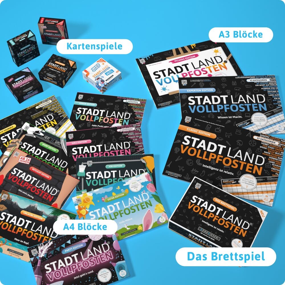 STADT LAND VOLLPFOSTEN: Das Kartenspiel – CHRISTMAS EDITION - Alle Jahre wieder