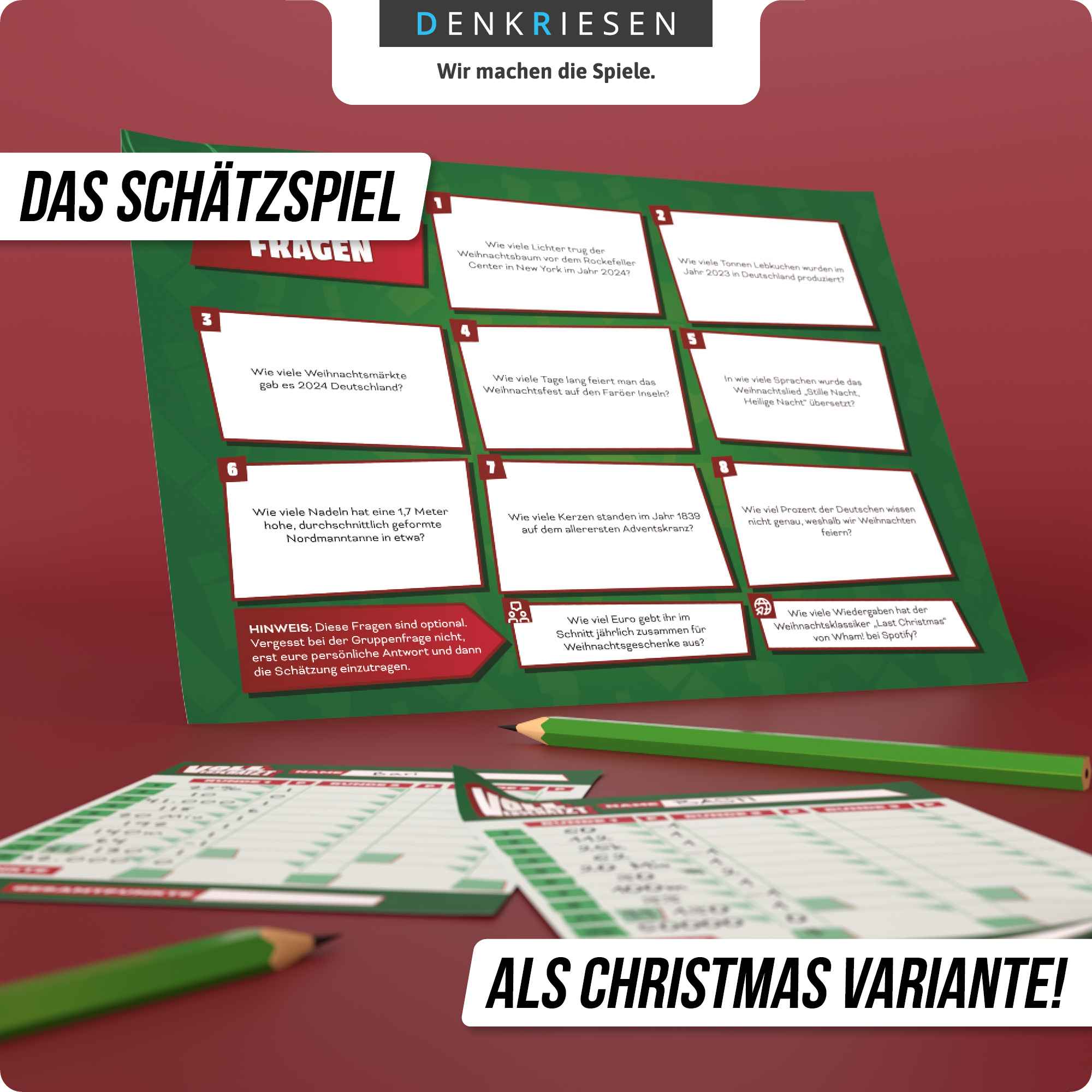 VOLL VERSCHÄTZT! Christmas Edition – "Knapp daneben ist auch gewonnen."