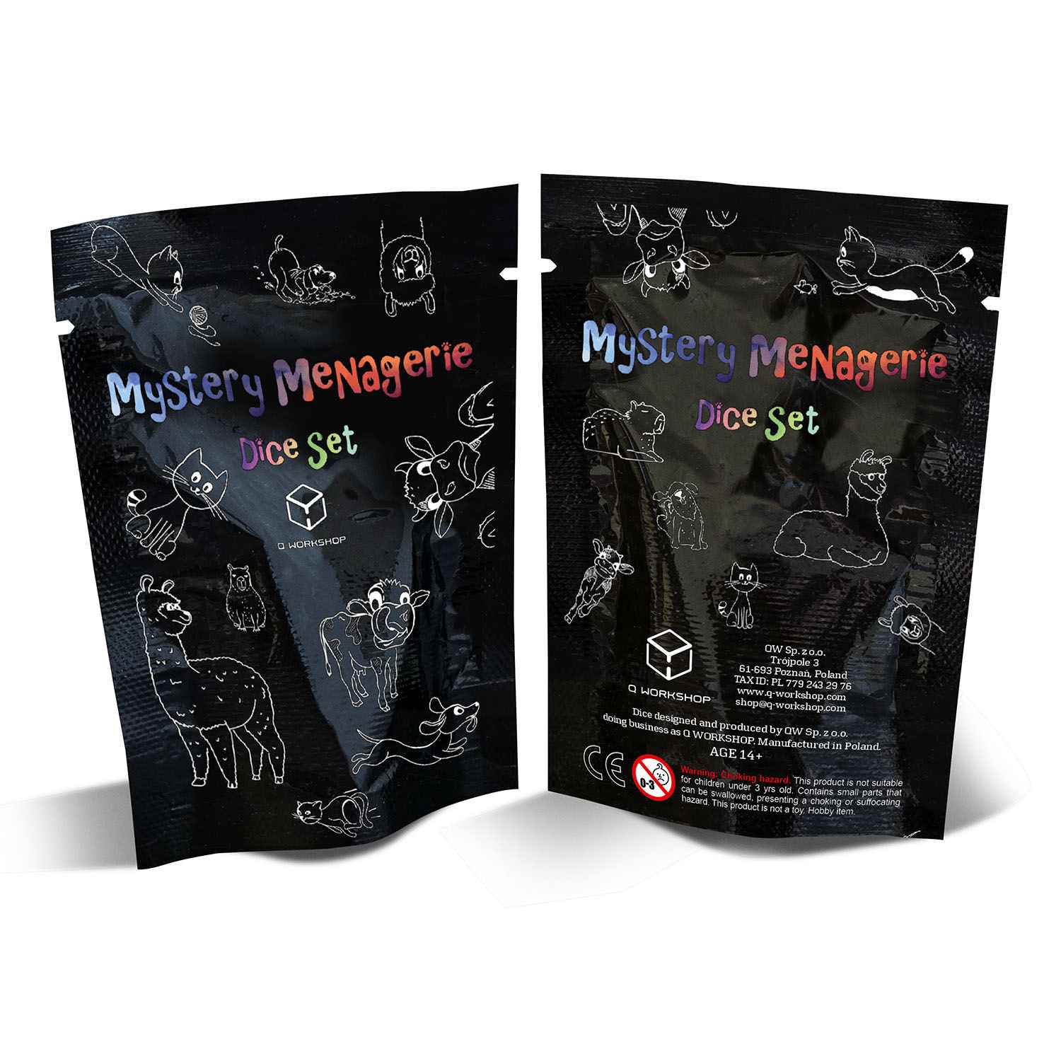Box of 12 Mystery Menagerie Dice Sets