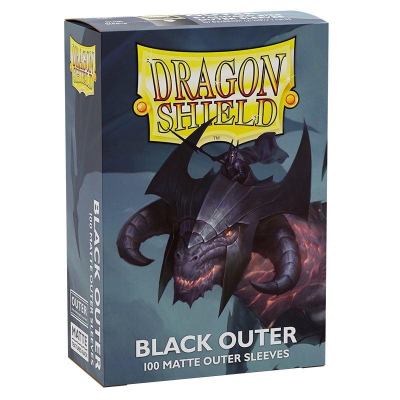 Dragon Shield: Outer Sleeves - Black (100)