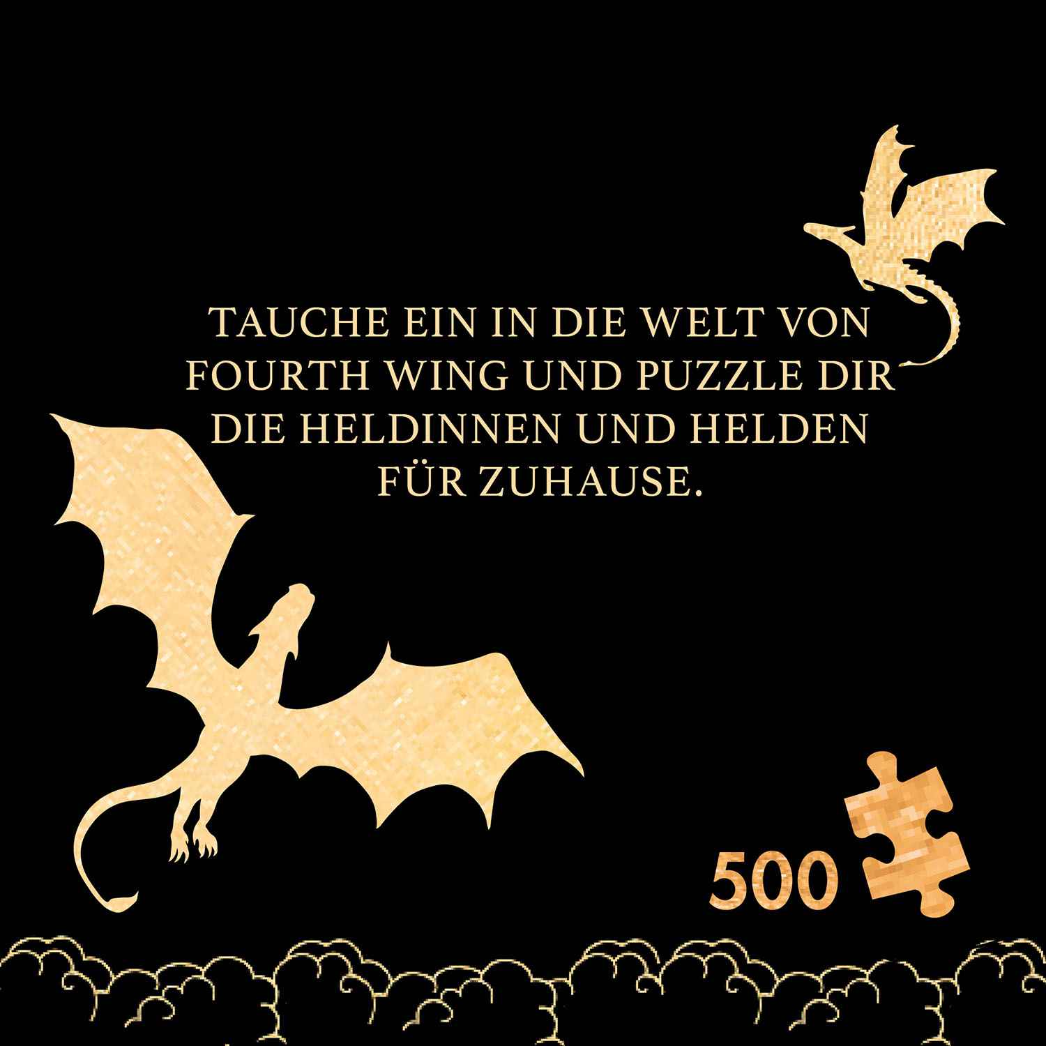 Puzzle: Fourth Wing – Flame Section Mates (500 Teile)