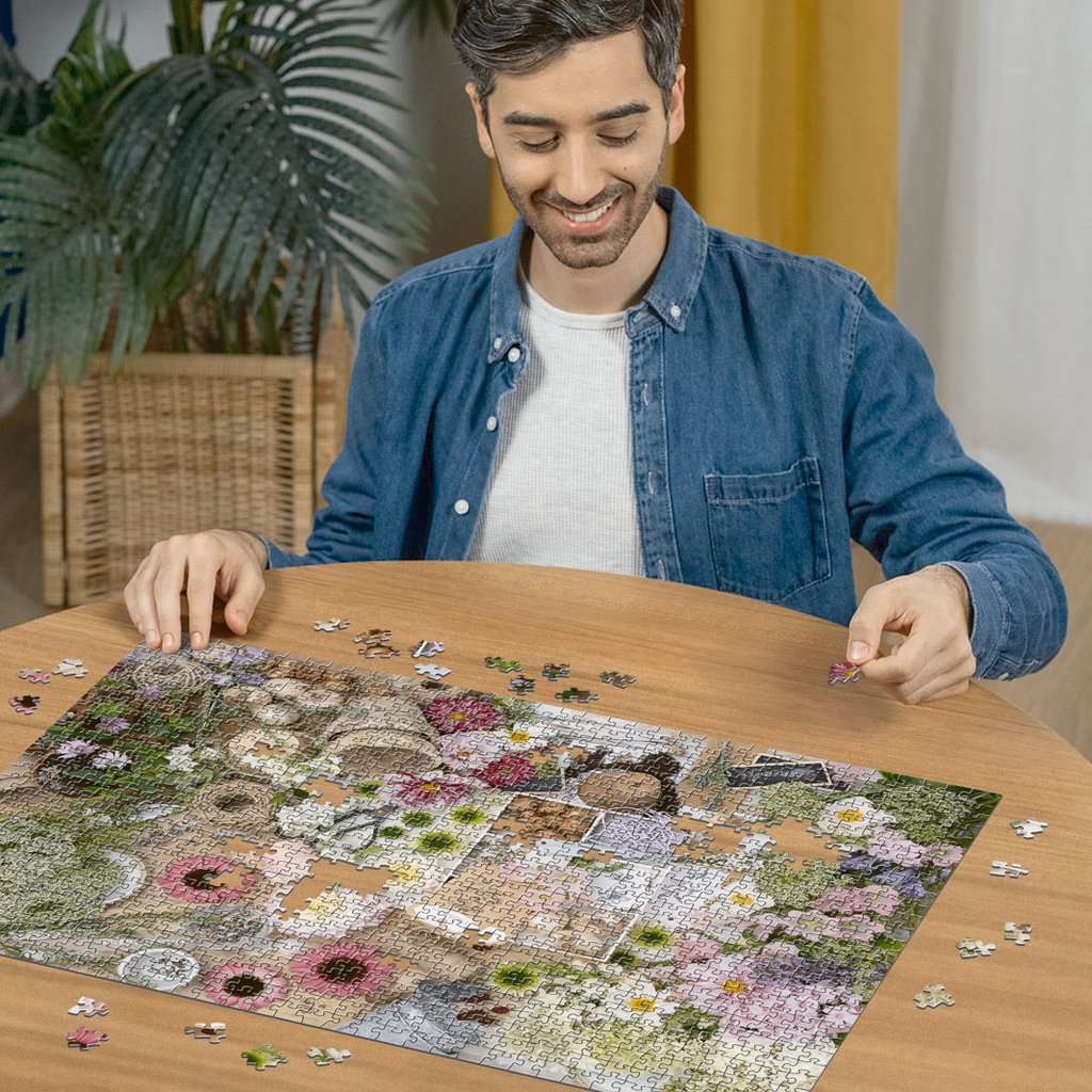 Puzzle: Prachtvolle Blumenliebe (1000 Teile)