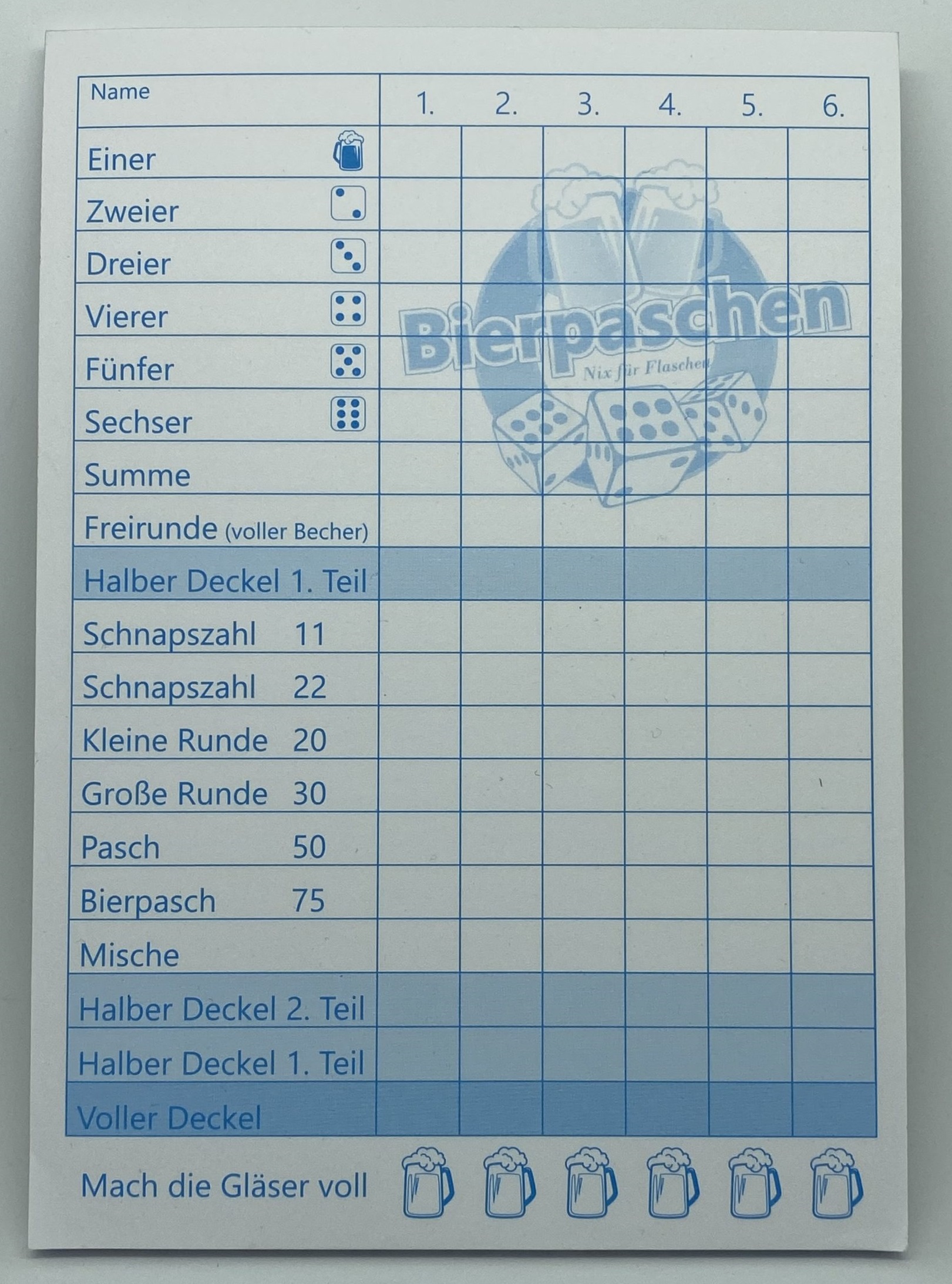 Bierpaschen Block