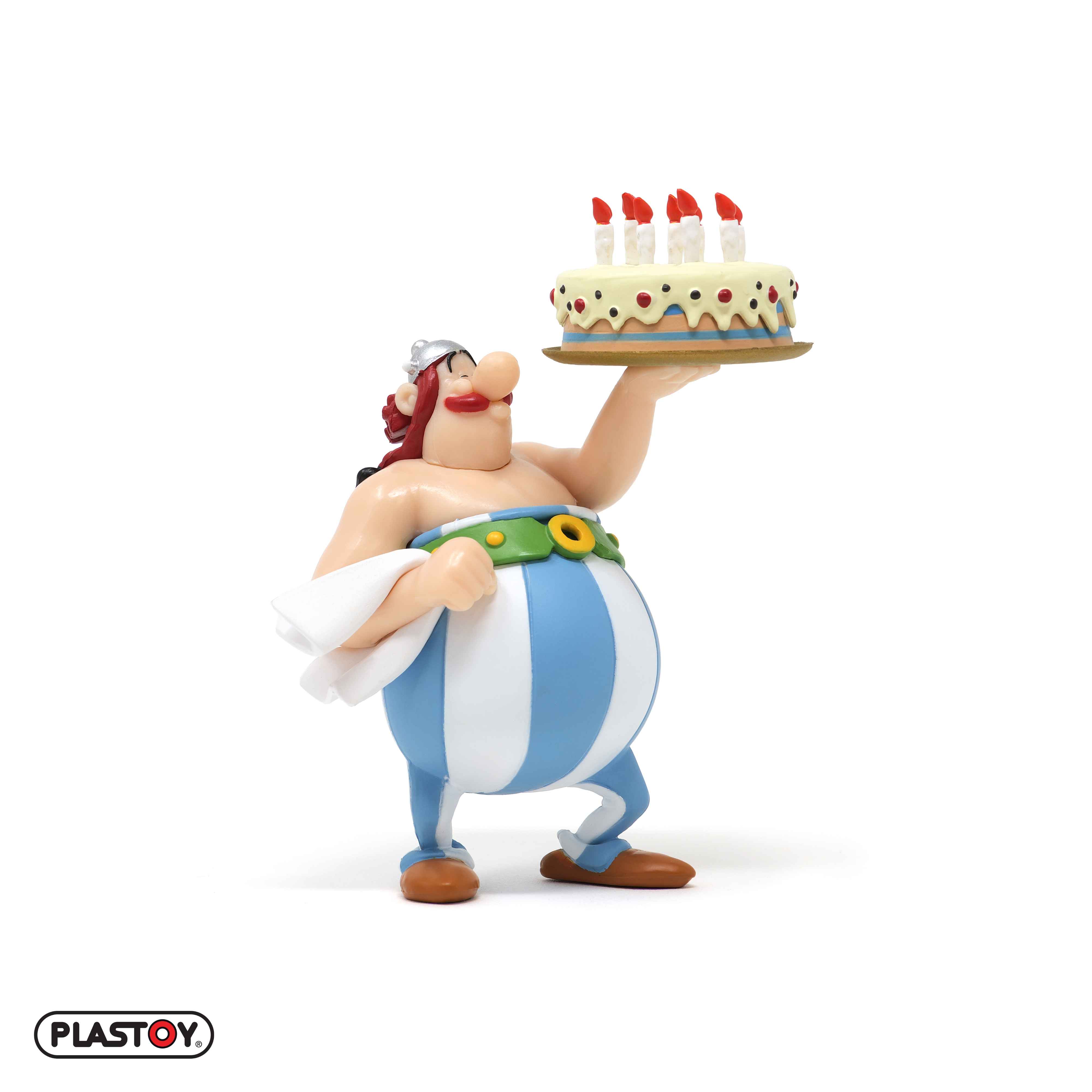 Obelix mit Geburtstagstorte
