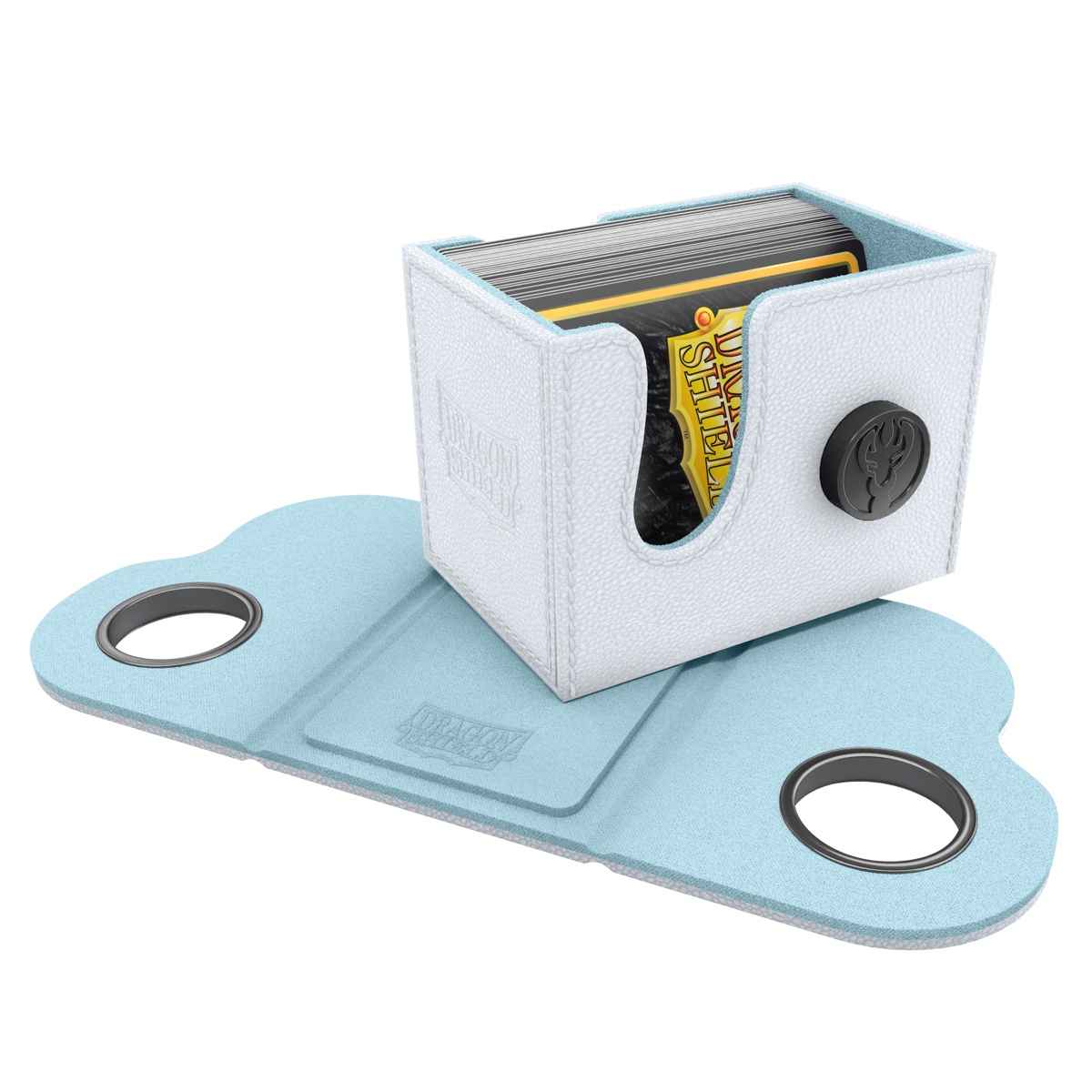 Dragon Shield: Dragon Box 80+ – White & Aqua