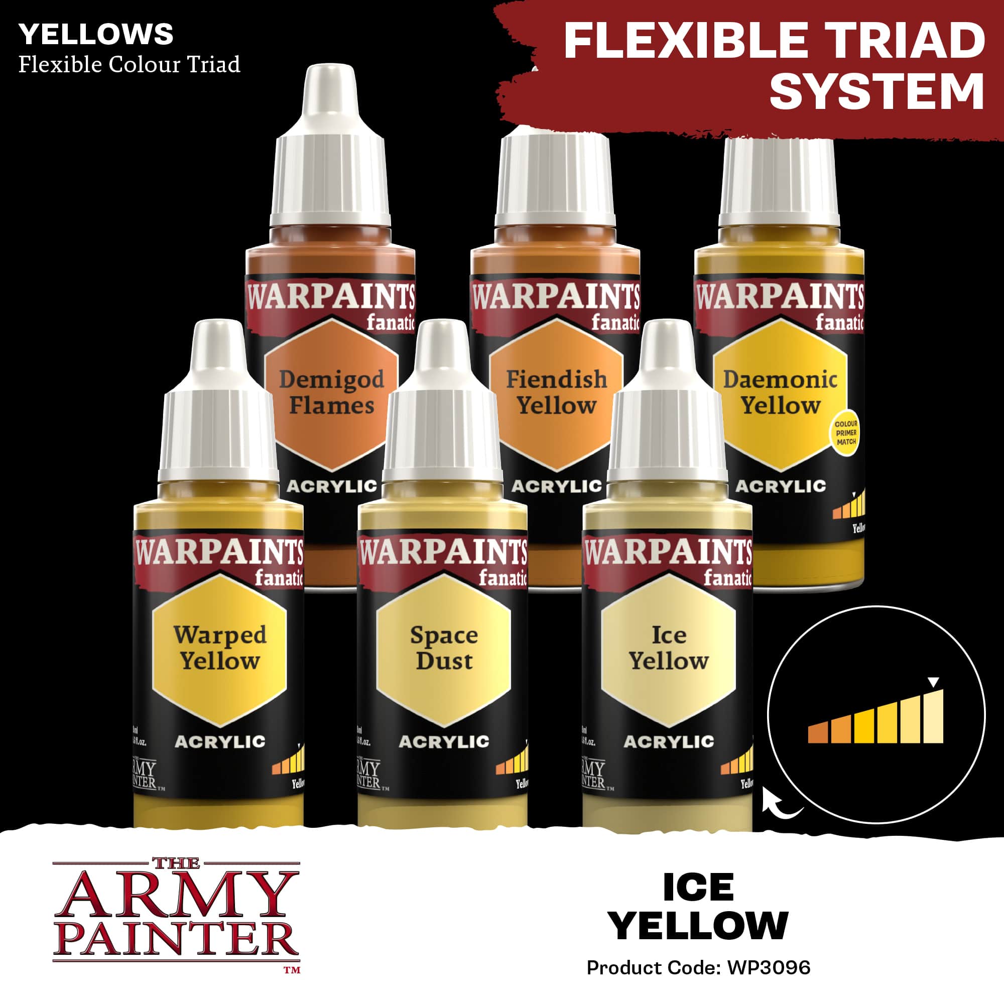 Army Painter Warpaints Fanatic: Ice Yellow (6)