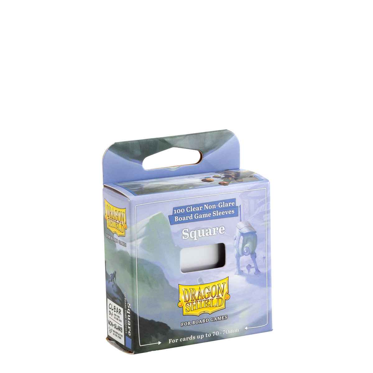 Dragon Shield: Board Game Sleeves Clear/NonGlare – Square (100)