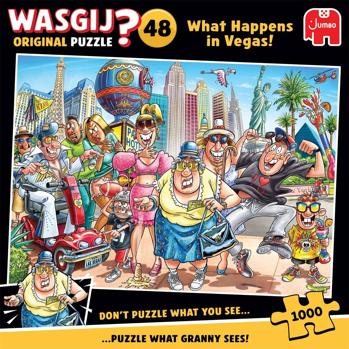 Wasgij Orginal 48: Was in Vegas passiert (1000 Teile)
