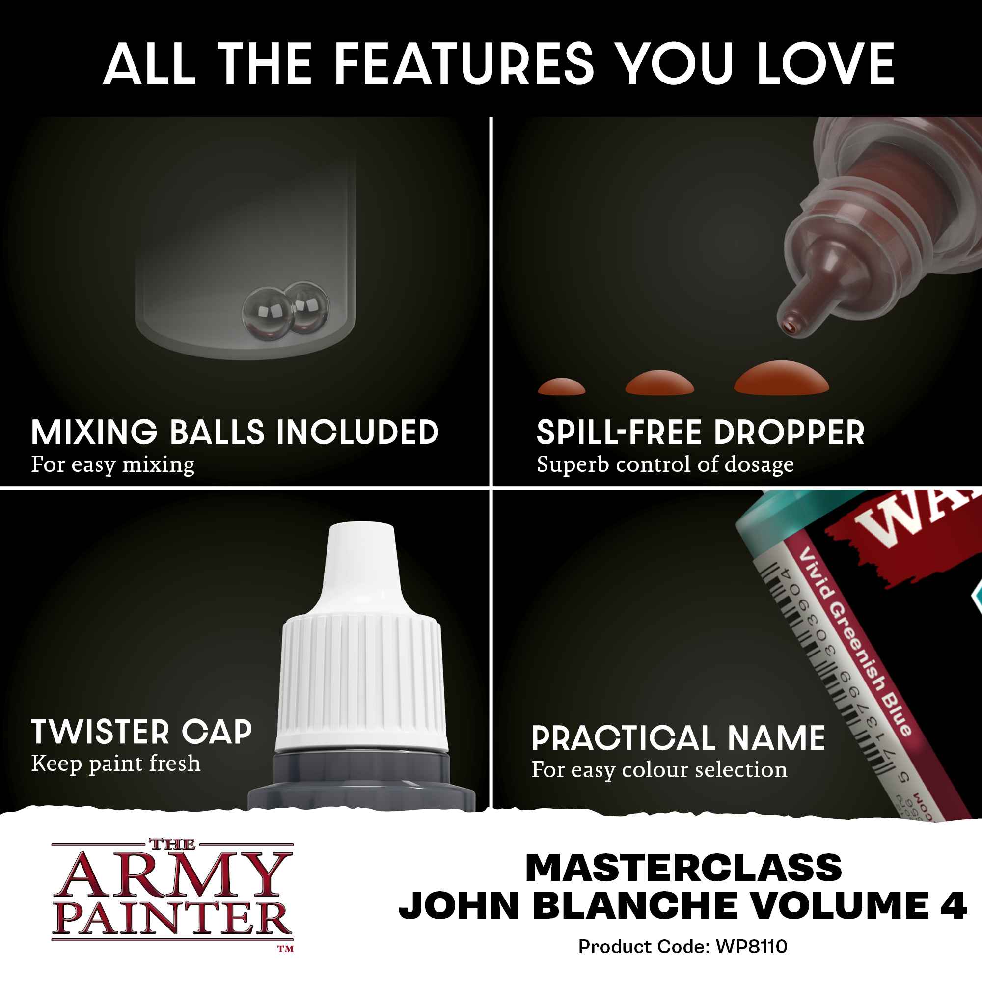 Army Painter – Masterclass: John Blanche Vol. 4 Paint Set