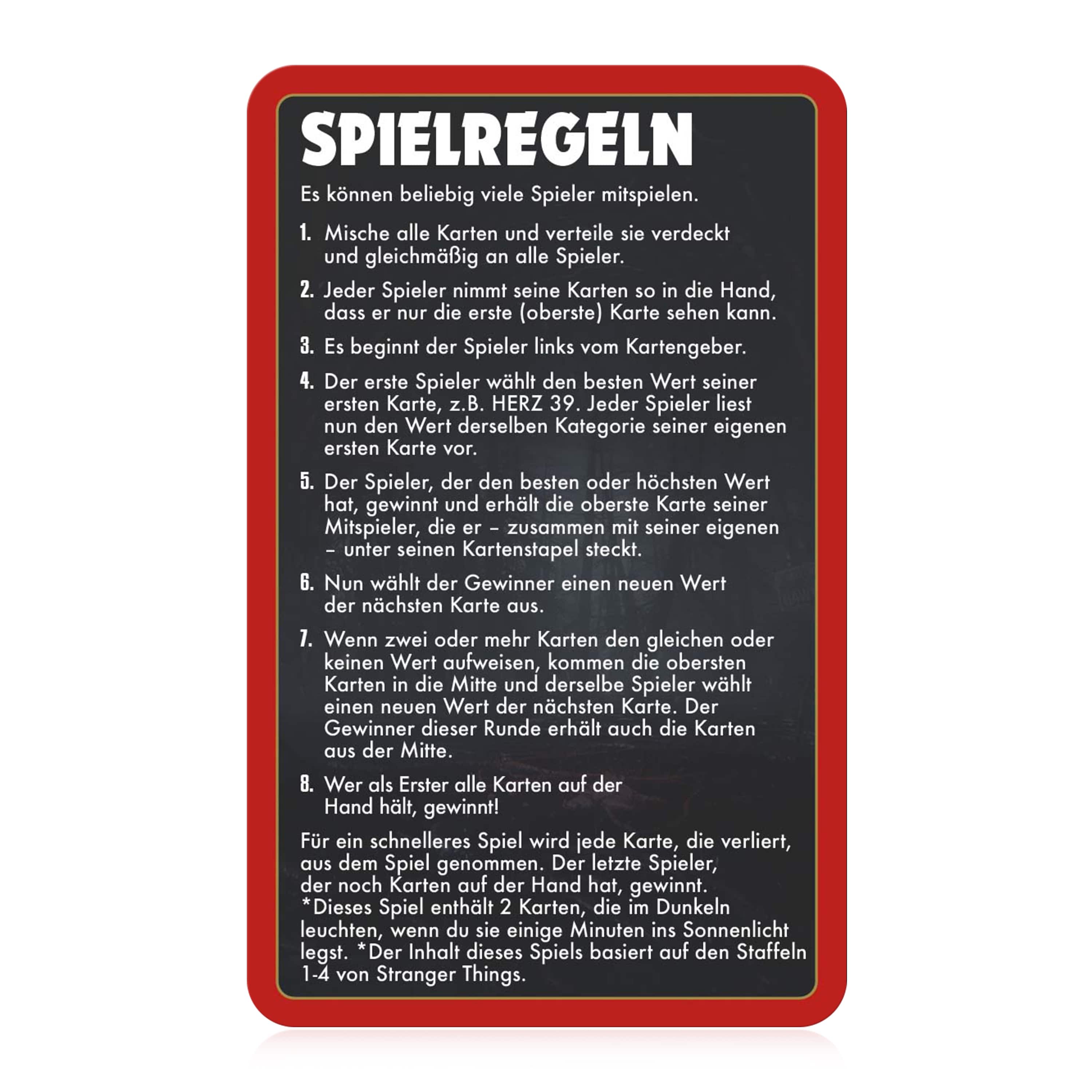 Top Trumps- Stranger Things Collectables