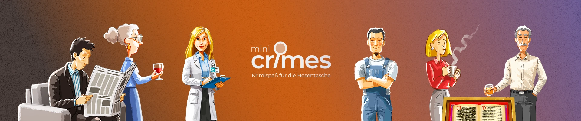 Grafik zur MiniCrimes-Krimispielreihe