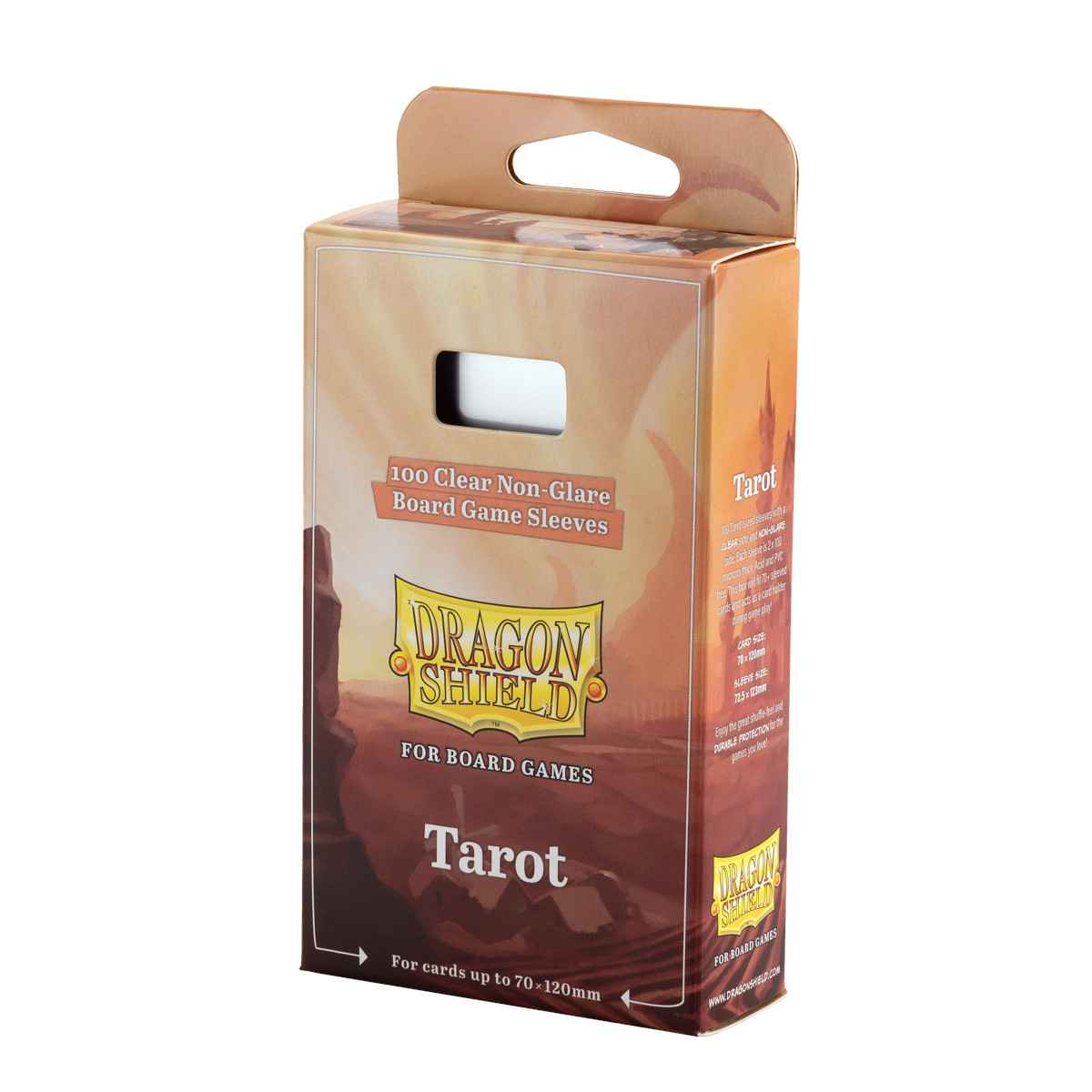 Dragon Shield: Board Game Sleeves Clear/NonGlare – Tarot (100)