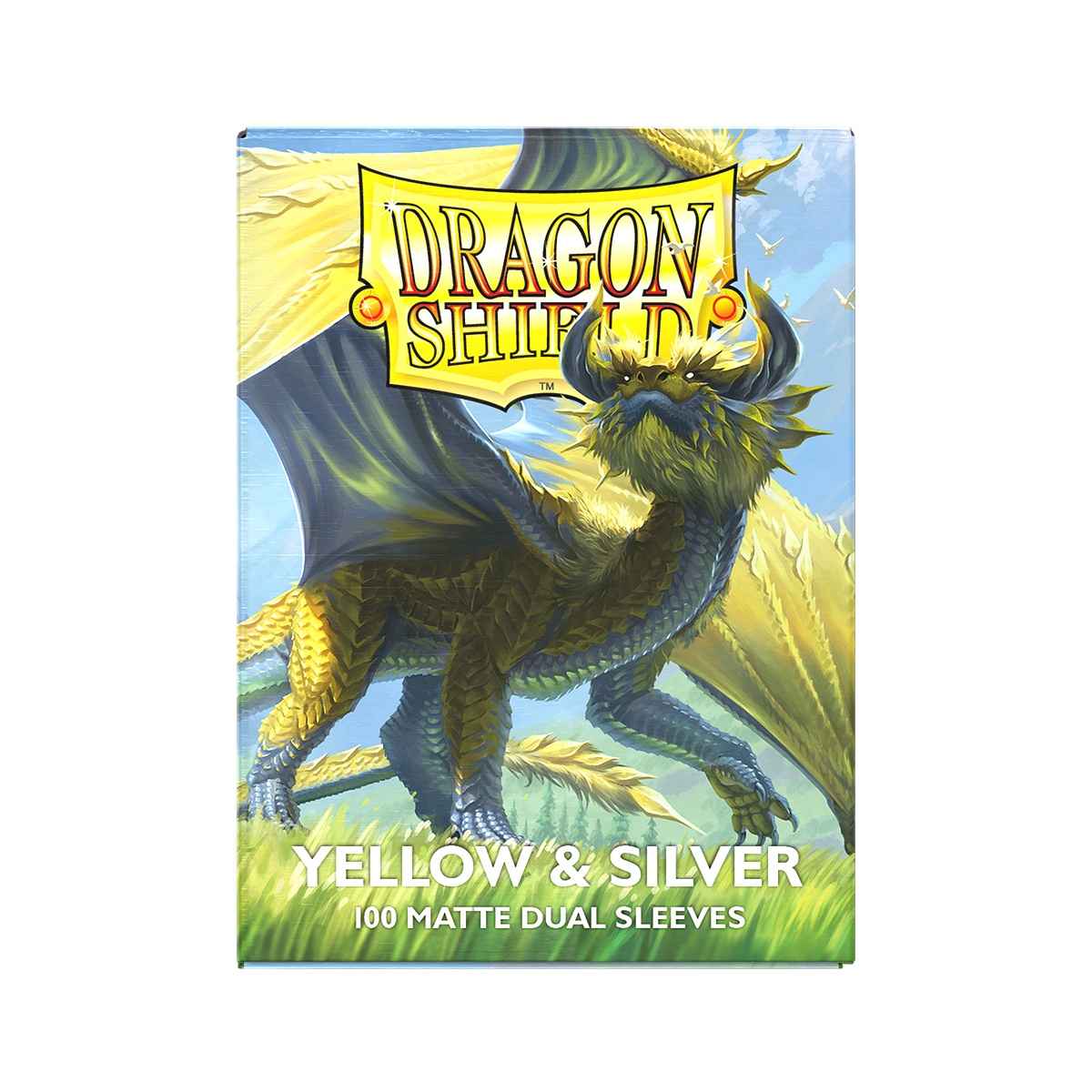 Dragon Shield: Matte – Dual Yellow & Silver(100)