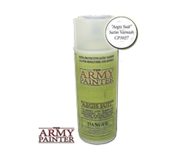 Army Painter Primer: Aegis Suit Satin Varnish Spray (400ml)