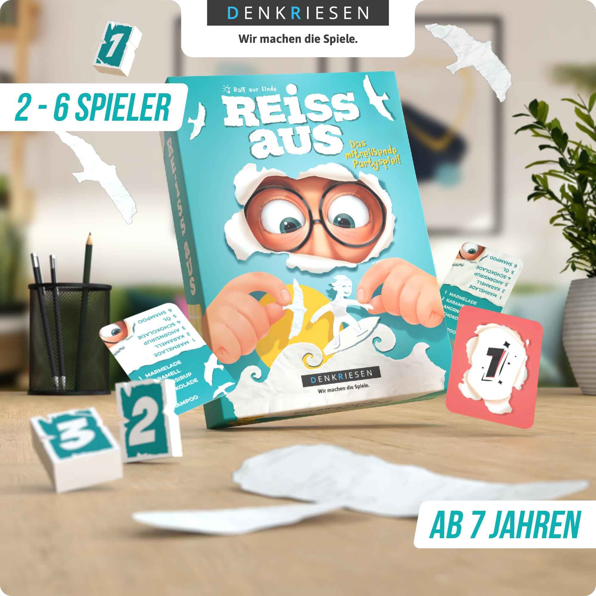 Reiss aus – "Das mitreißende Partyspiel!"