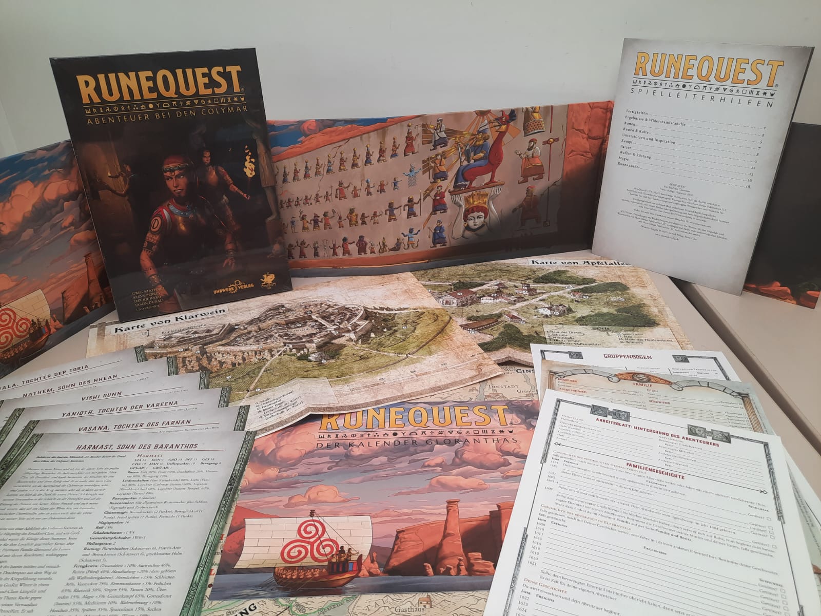 RuneQuest: Spielleiterschirm-Set