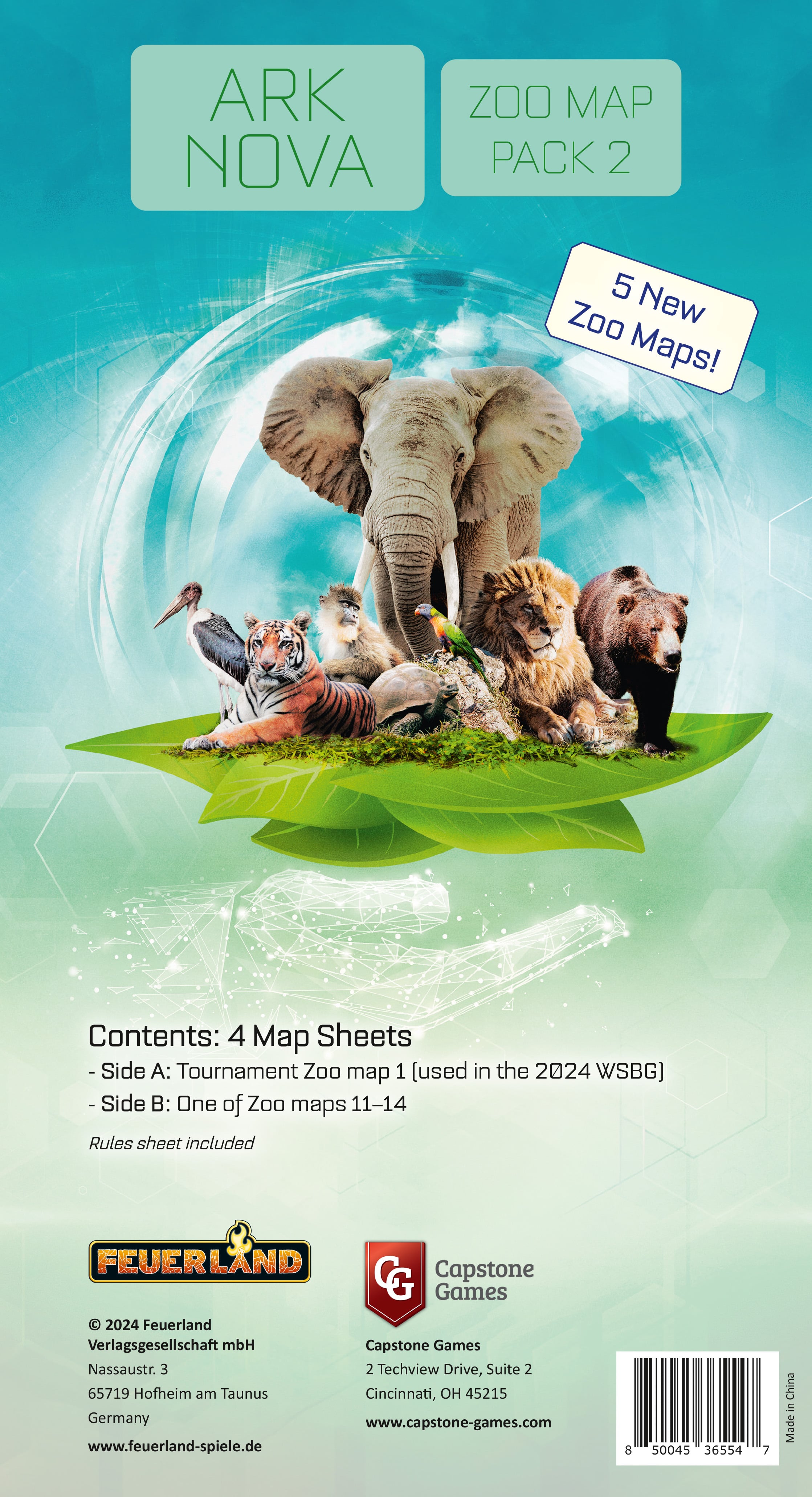 Ark Nova: Zoo Map Pack 2 (englisch)