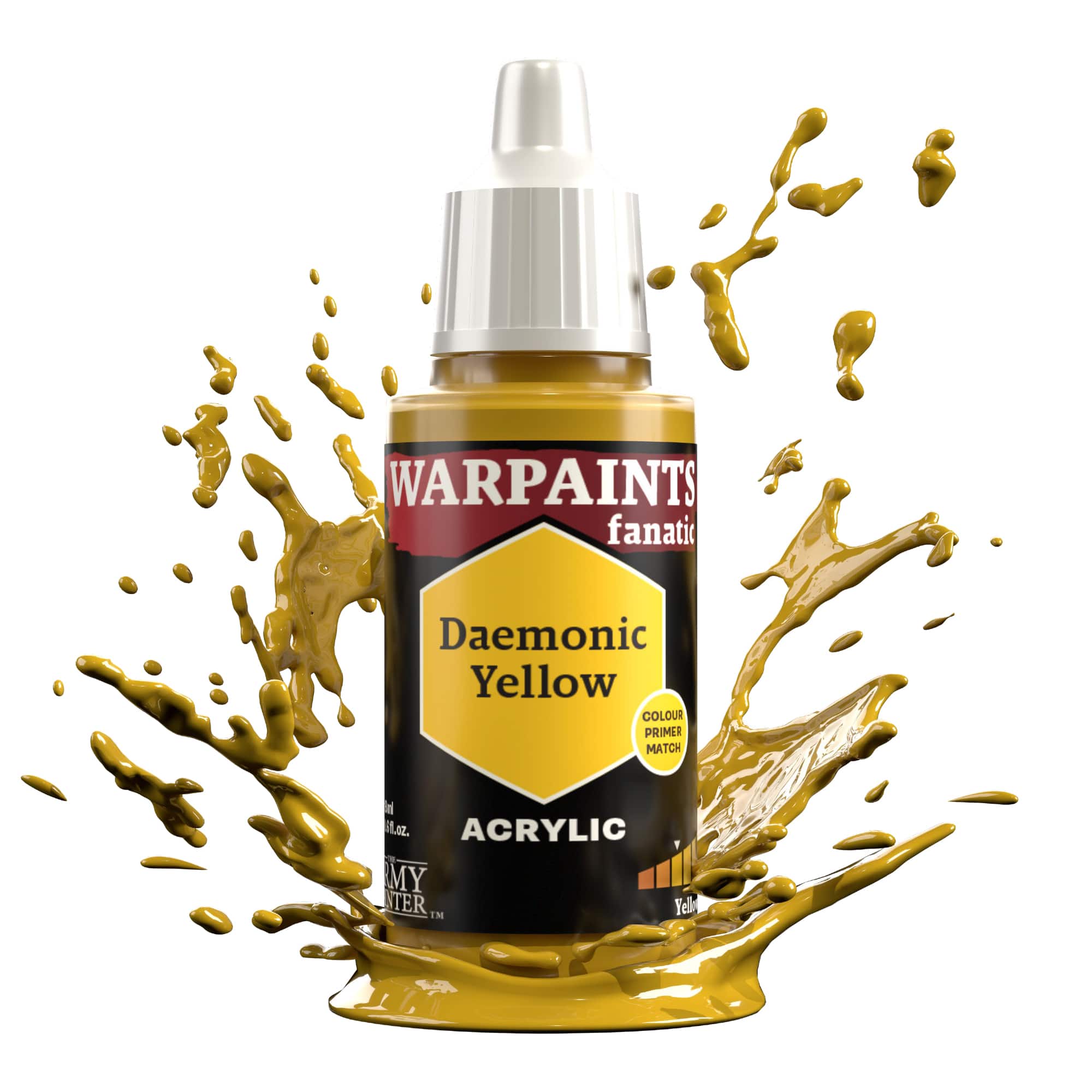 Army Painter Warpaints Fanatic: Daemonic Yellow (6)