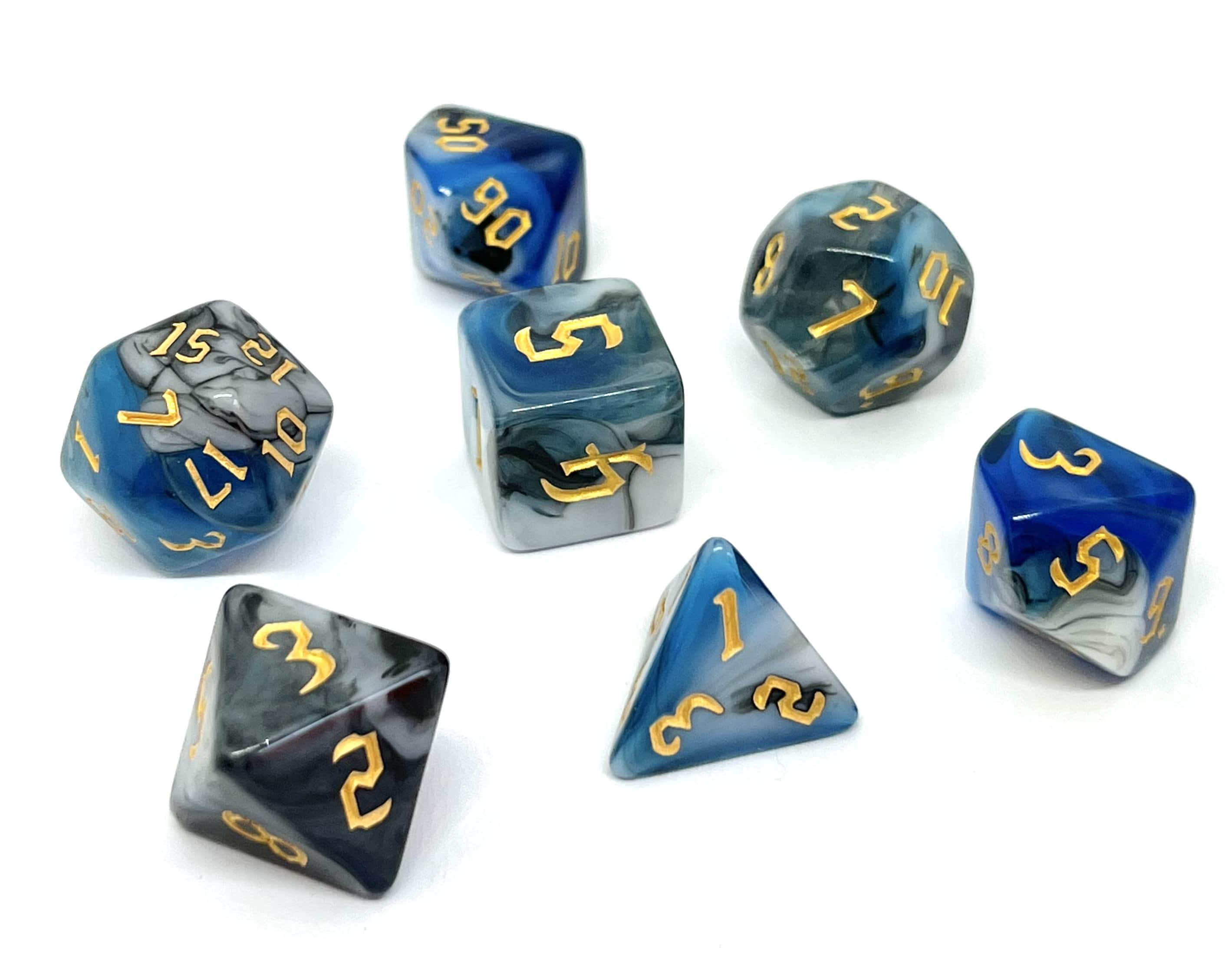 Würfelset: Blue Warrior (7)