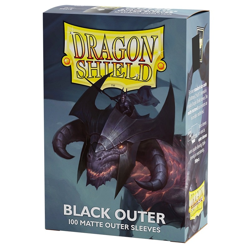 Dragon Shield: Outer Sleeves - Black (100)