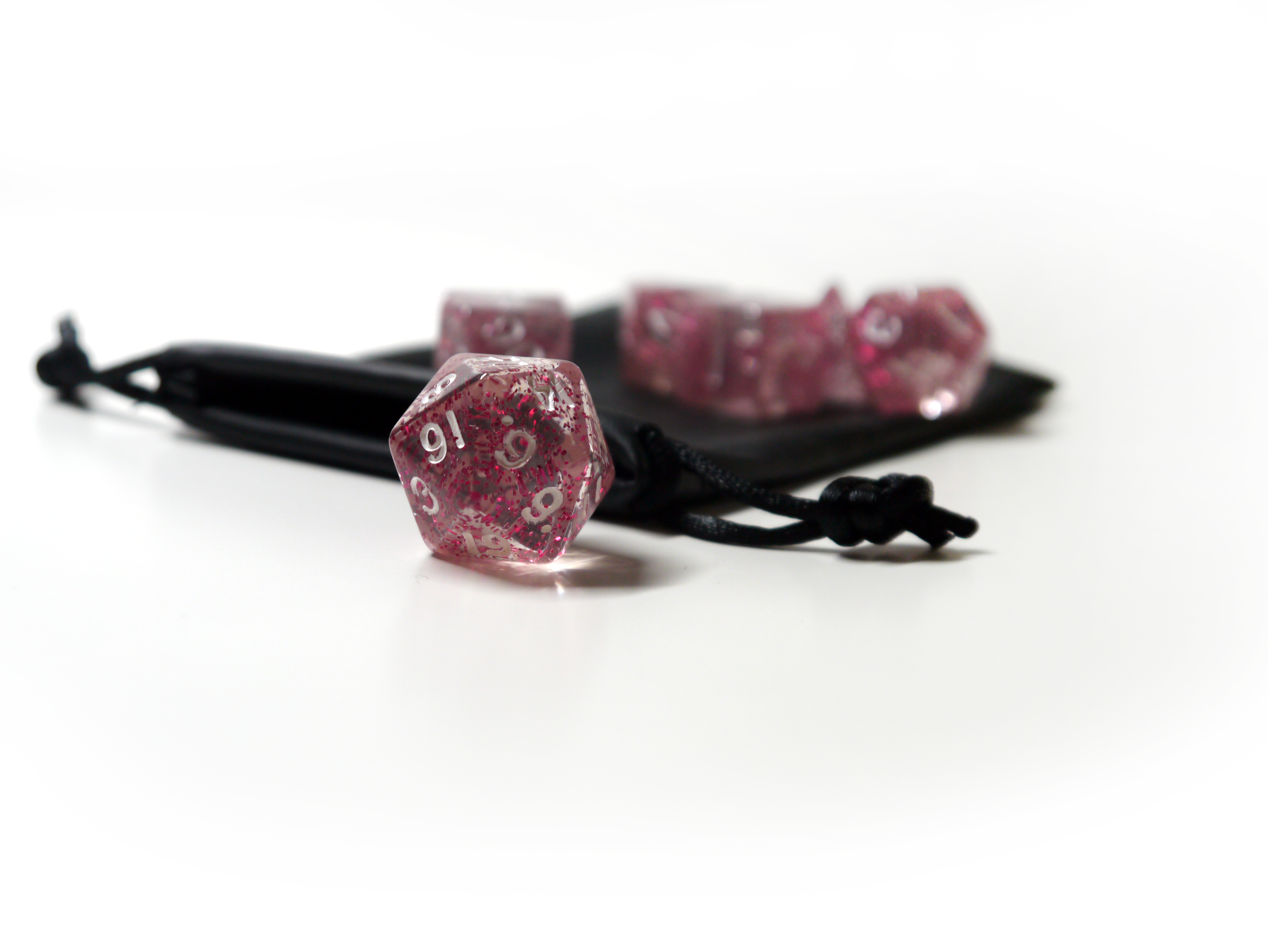 Würfelset Confetti: Pink (7)