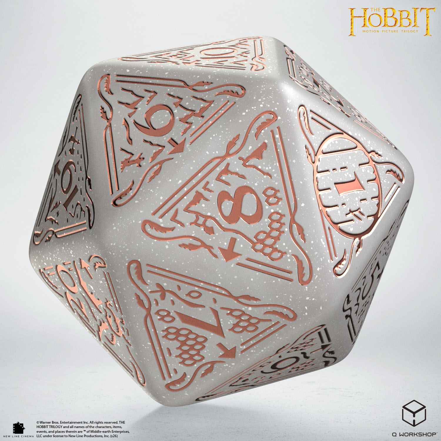 The Hobbit Spindown D20 - Radiant TCG Jumbo Die