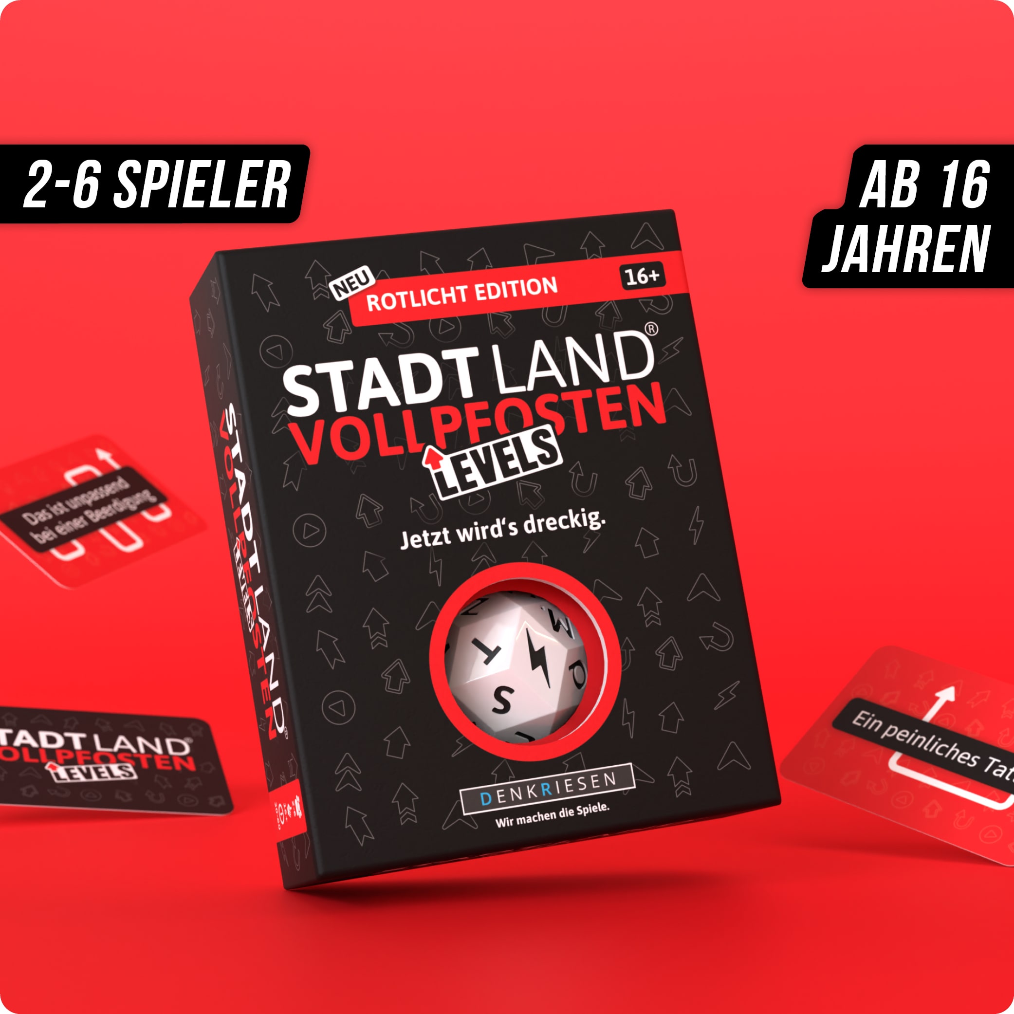 STADT LAND VOLLPFOSTEN – Levels – ROTLICHT EDITION - "Jetzt wird's dreckig
